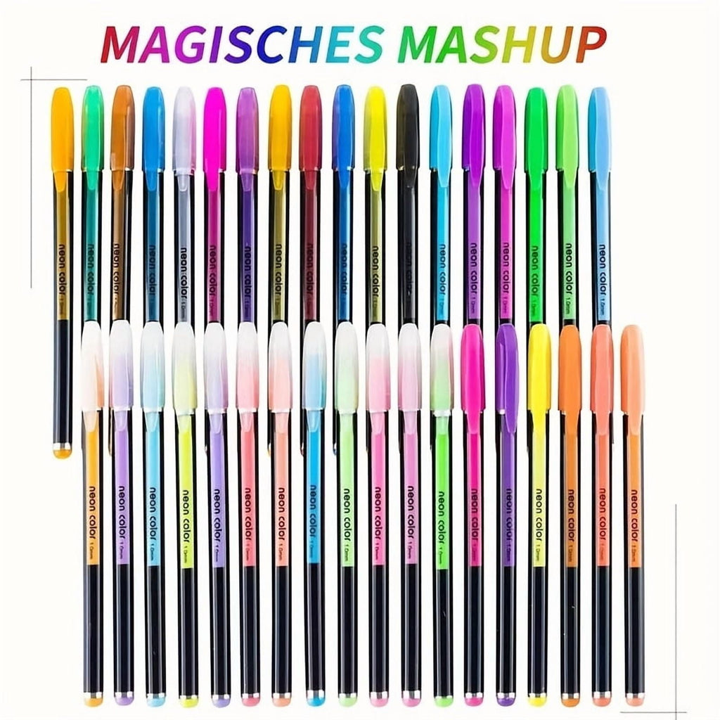 60-Piece Pens Set - Fine Point, Unique Colors - Image 3