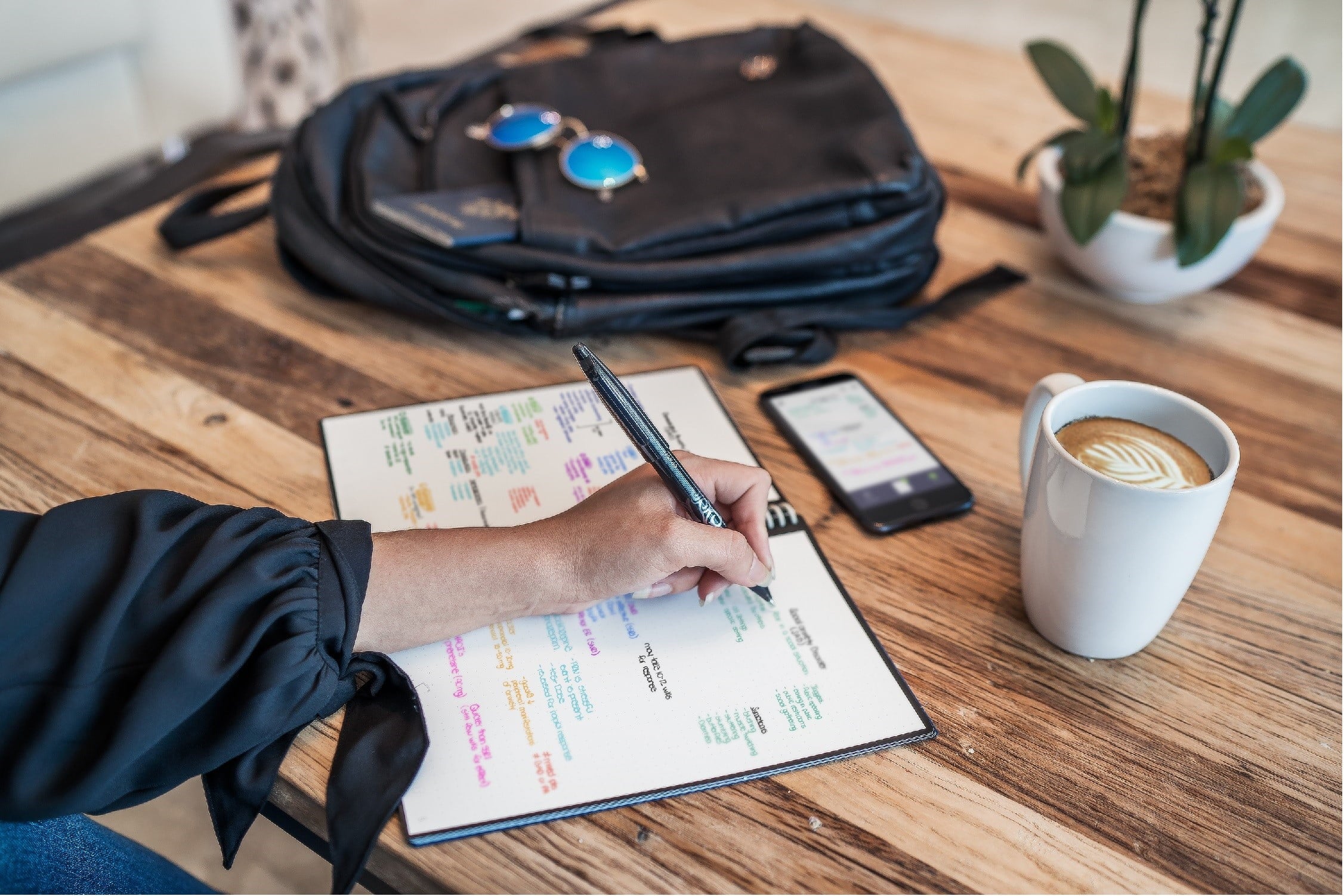 Core Smart Reusable Notebook, Dot-Grid, 32 Pages, 8.5" x 11", Blue - Image 5