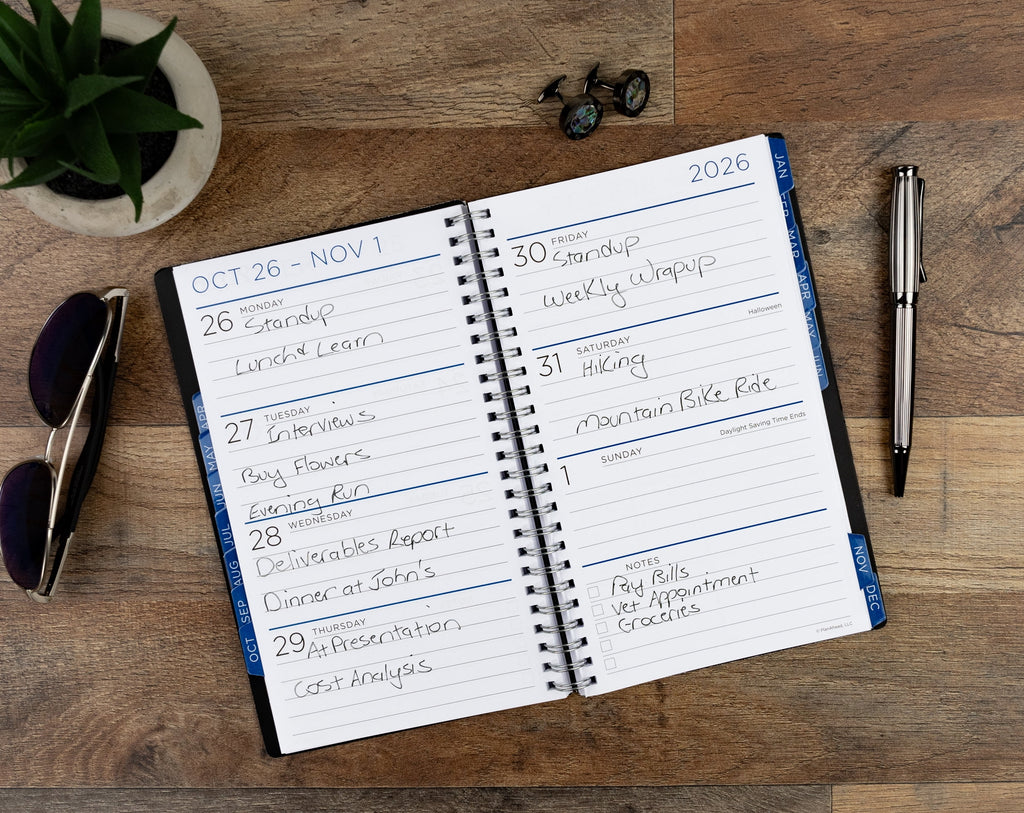 M/W Planner, Medium (5.5" x 8.75"), Black, 15-Month: Apr 2026 - Jun 2027 - Image 6