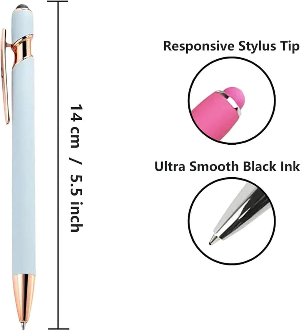 Ballpoint Pen Set, Retractable Pens with Stylus Tip , Uplifting Encouragement Pens for Graduates, Bible Study & Christian Gifts(RL 10 PCS) - Image 2