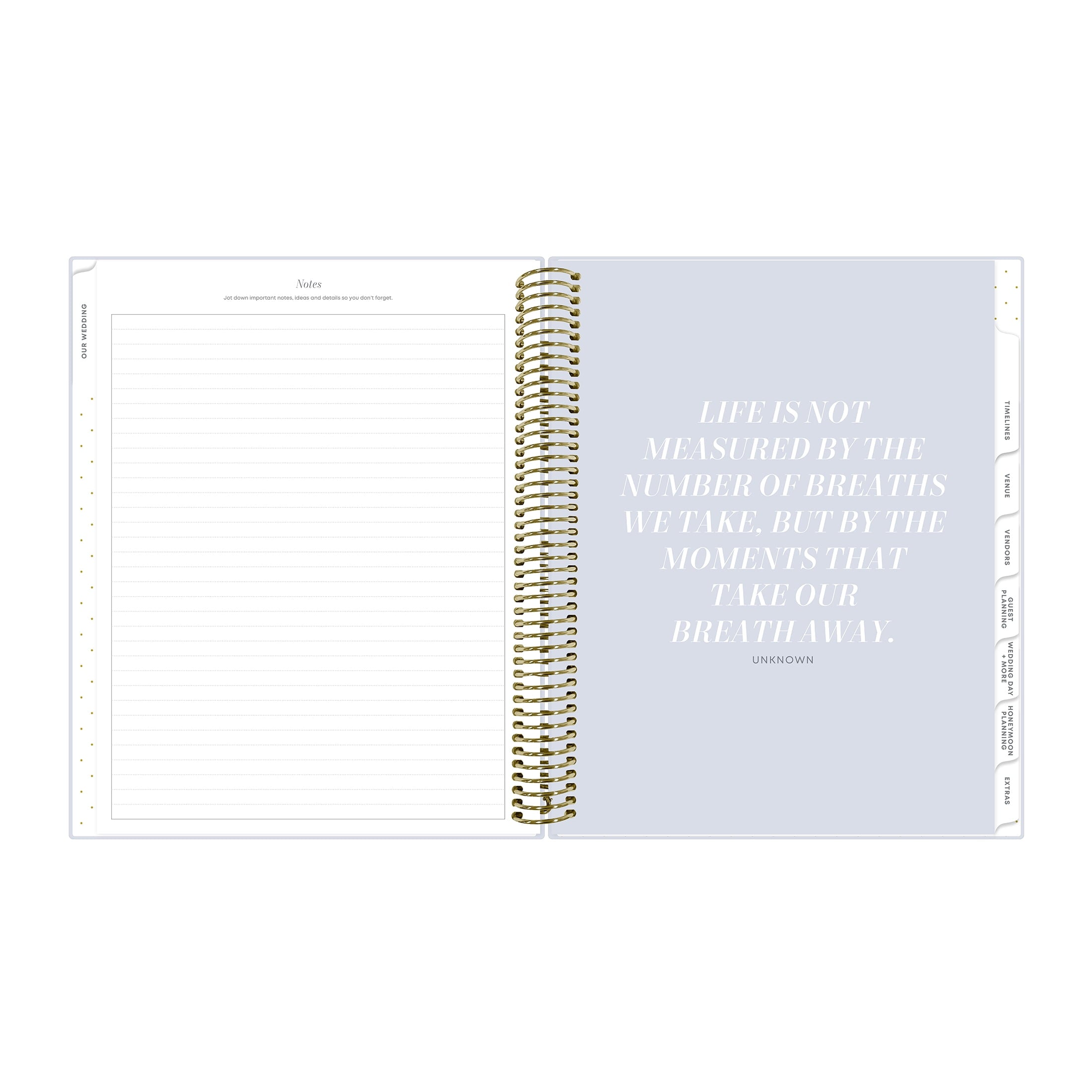 Wedding Non-Dated Planner, 8.5" x 11", Love Air - Image 6