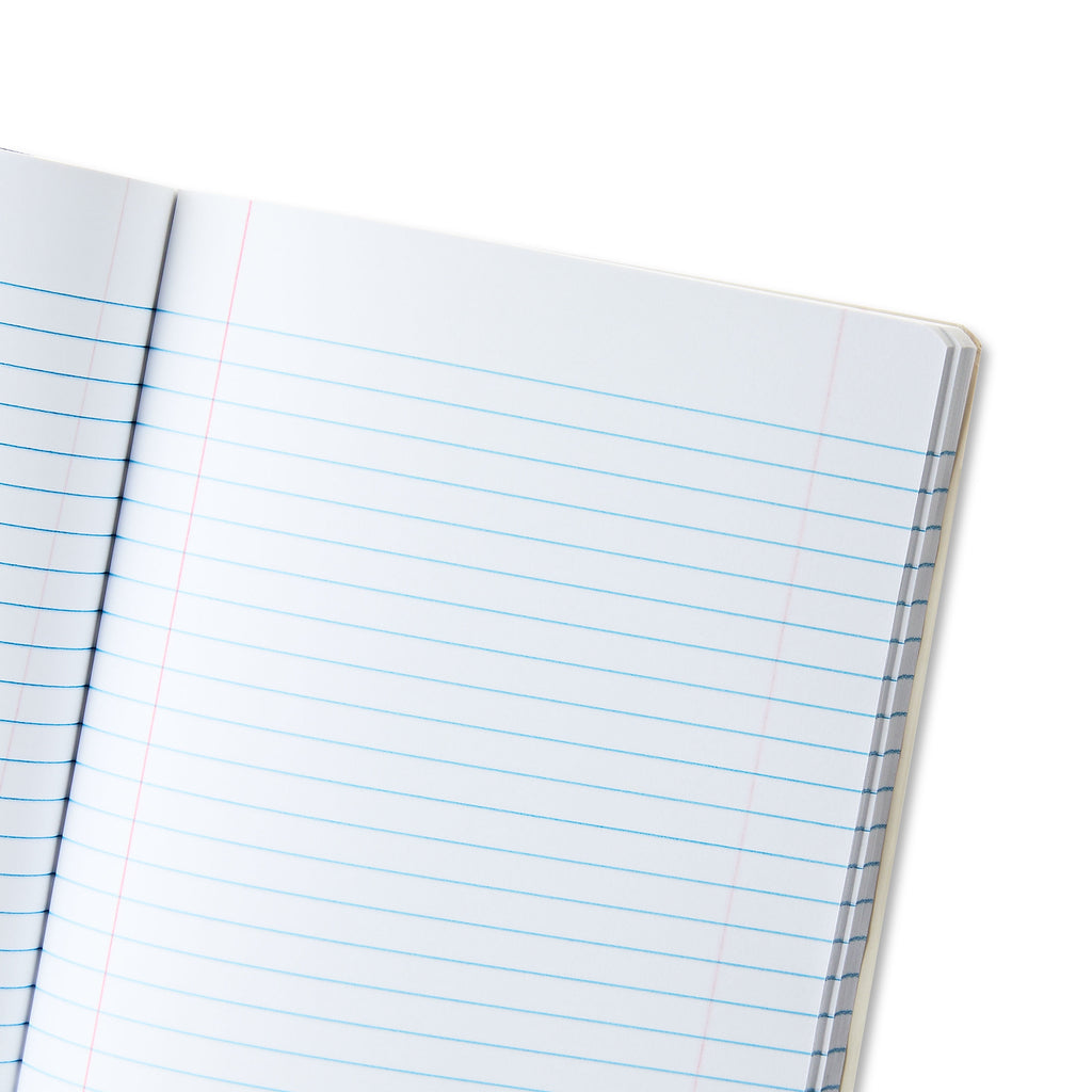 Wide Ruled Composition Notebooks, 9.75 Inch x 7.5 Inch, Red, 80 Sheets - Image 3
