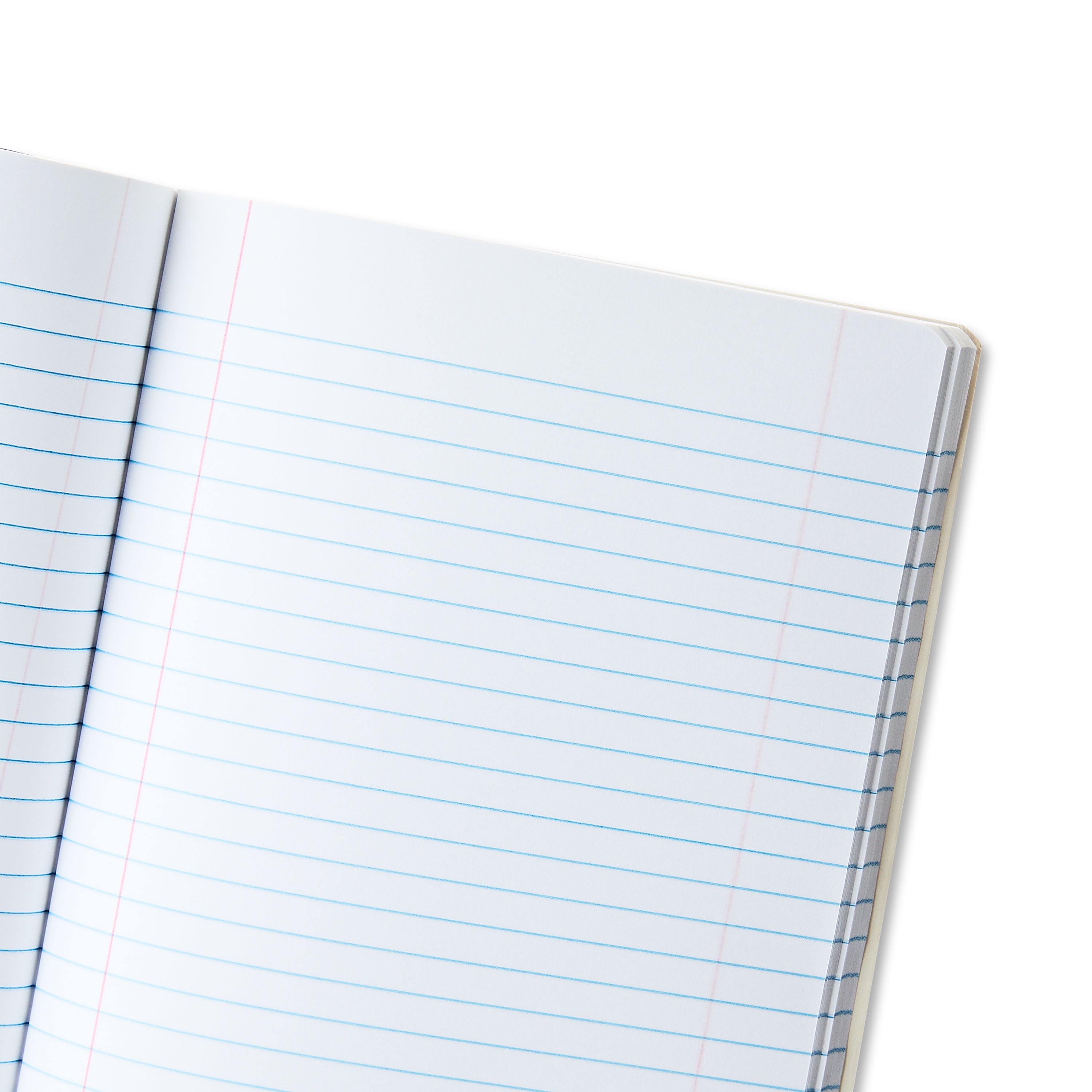 Wide Ruled Composition Notebooks, 9.75 Inch x 7.5 Inch, Red, 80 Sheets - Image 3