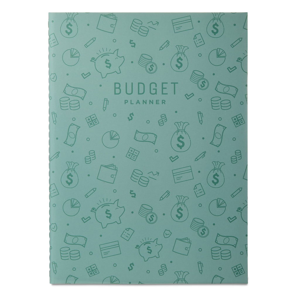 Pen + Gear Monthly Small (5.5" x 7.5") Green, 12 Month Budget Planner - Image 2