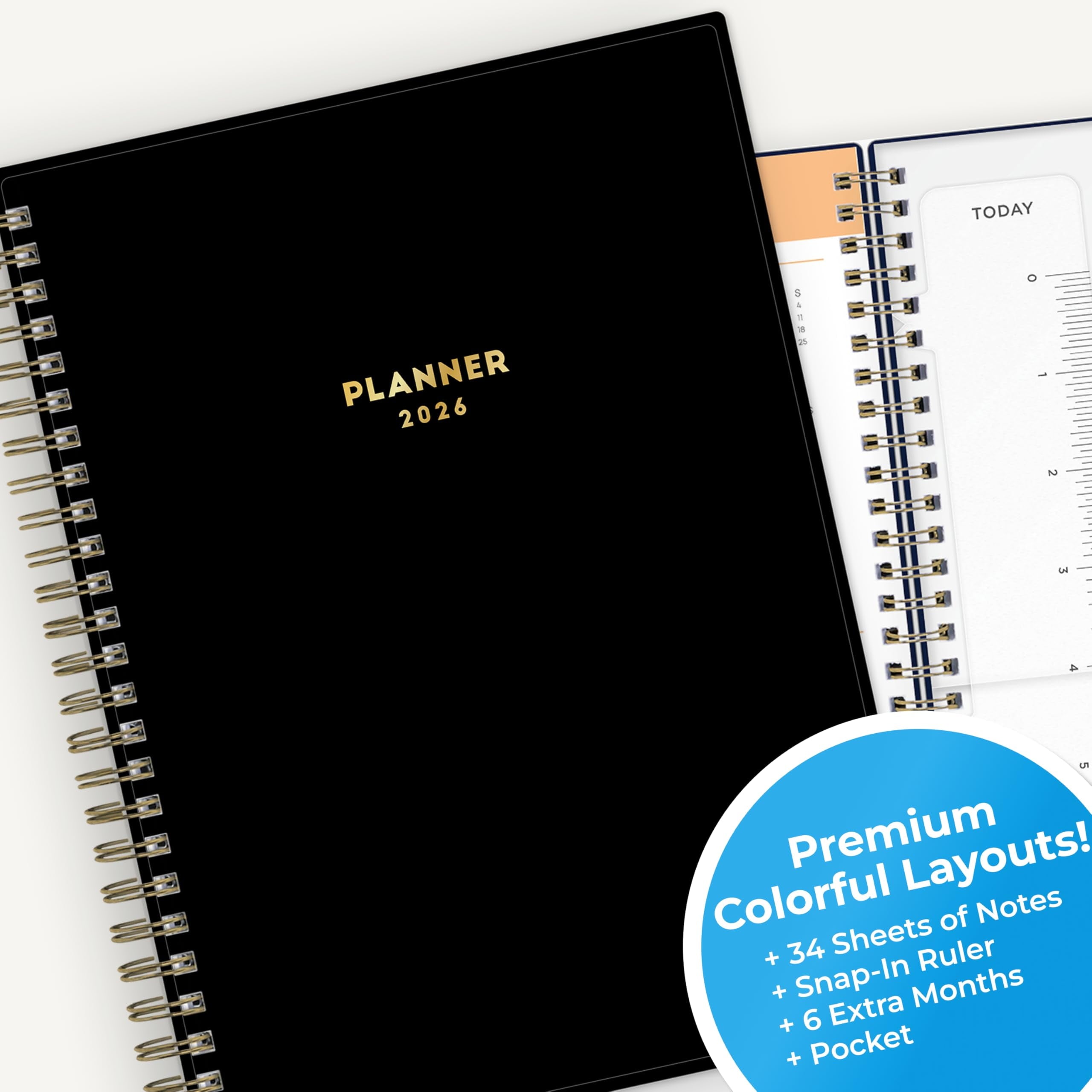 2026 Weekly and Monthly Planner Calendar, January 2026 - December 2026, 5.875 x 8.625, Flexible Cover, Storage Pocket... - Image 6