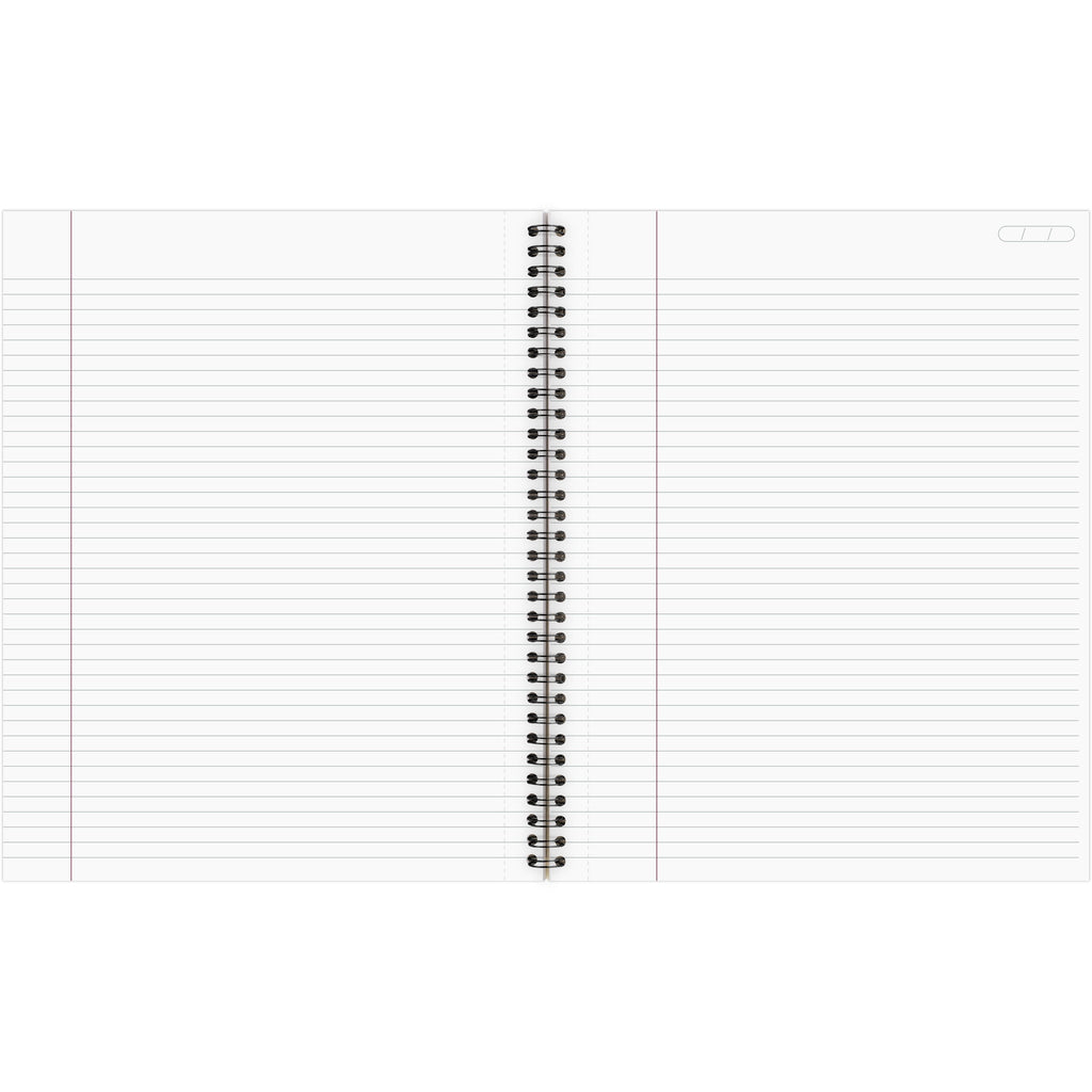 Limited Wirebound Legal Ruled Business Notebook, 9" x 11", Blue, 80 Sheets - Image 2