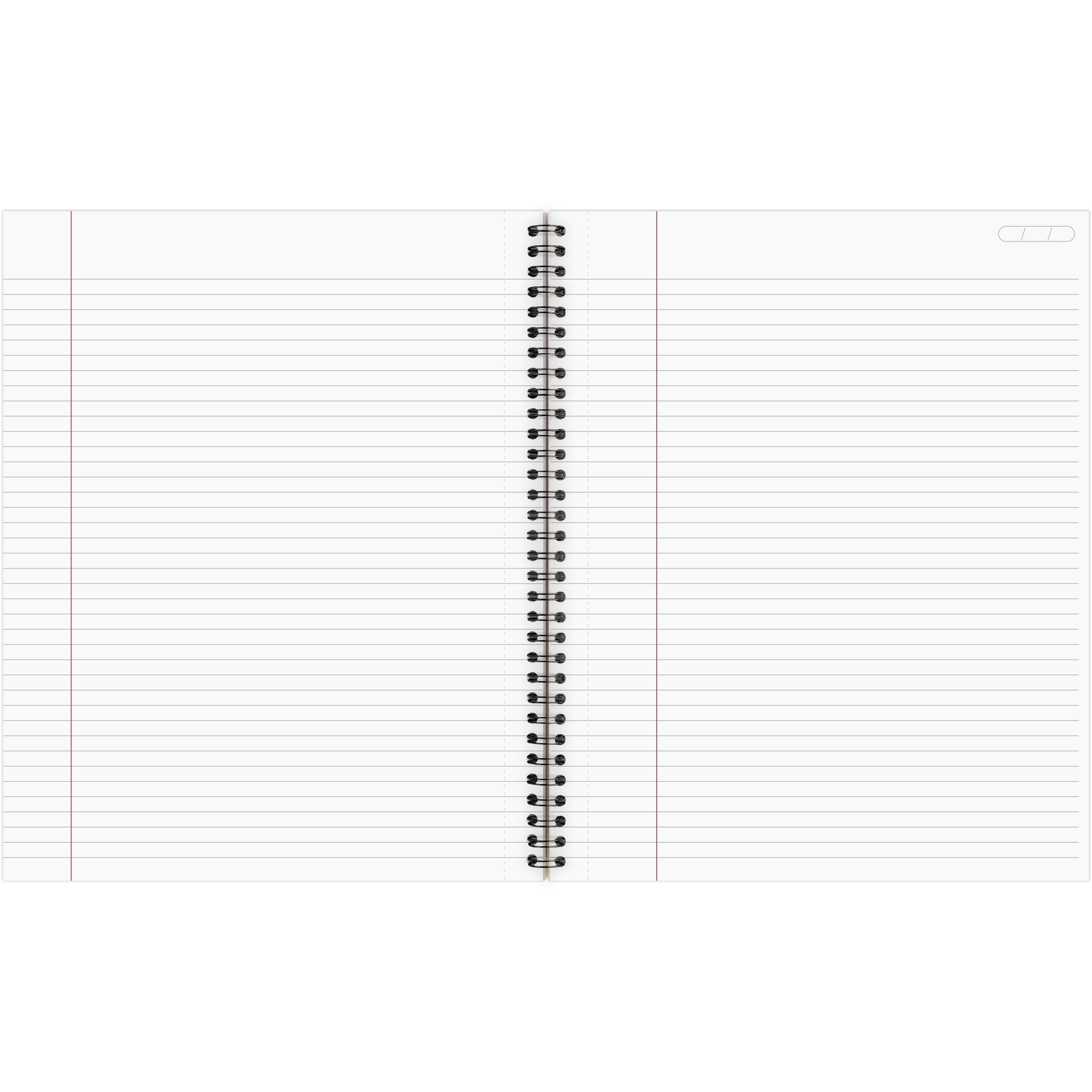 Limited Wirebound Legal Ruled Business Notebook, 9" x 11", Blue, 80 Sheets - Image 2