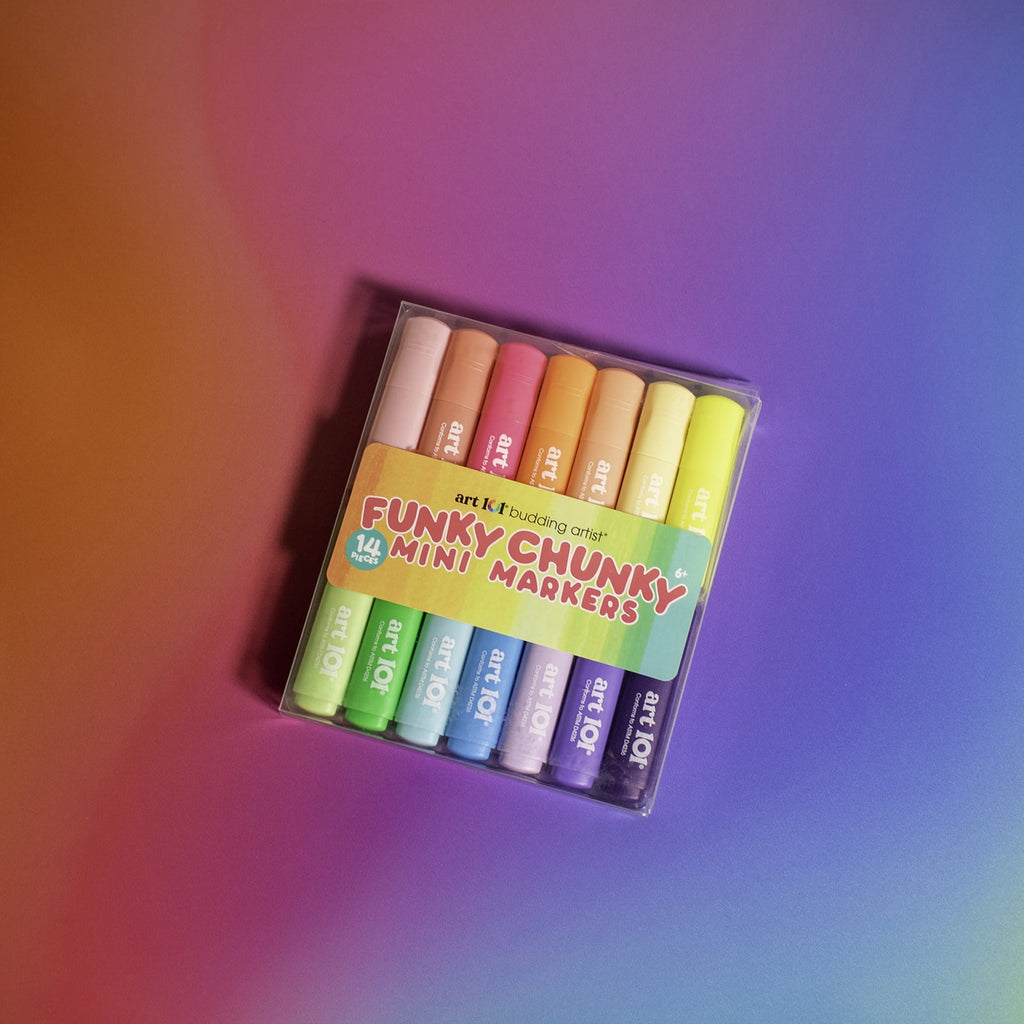 Creative Tools Funky Chunky Mini Markers, Coloring Set for Children to Adults - Image 5