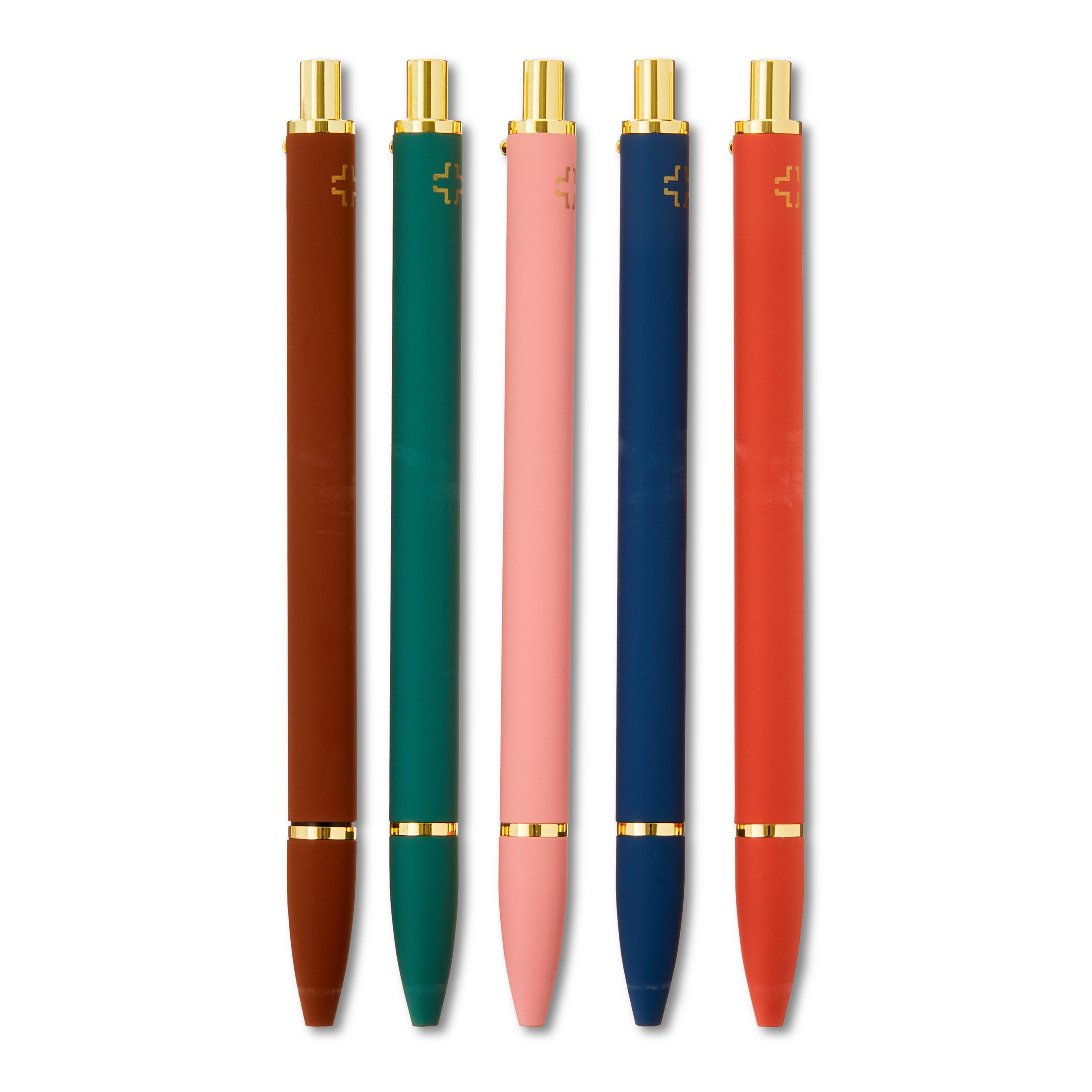 Retractable Gel Pens, Medium Point, 0.7 mm, Black Ink, 5 Count - Image 2