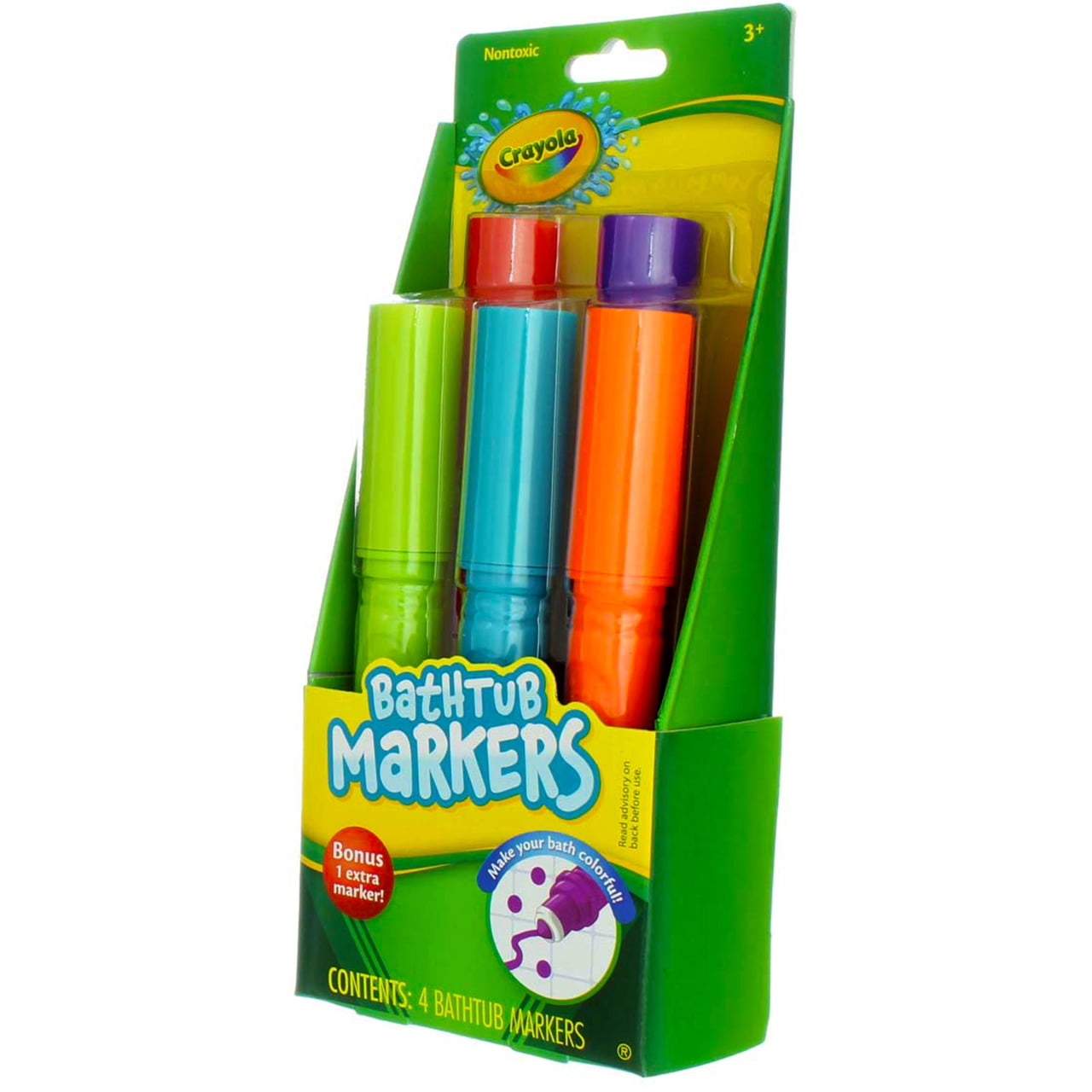 Crayola Bathtub Markers, 5 Count, Assorted Colors - Image 3