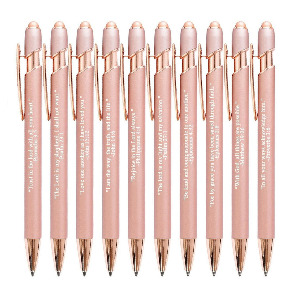 10pcs Pen Set Christian Pen with Touch Screens Writing Supplies