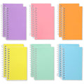 12-Pack Small Spiral Notebook 3x5, 80 Sheets Per Notepad, College Ruled Lined for Office Supplies, Classroom Notes, S...