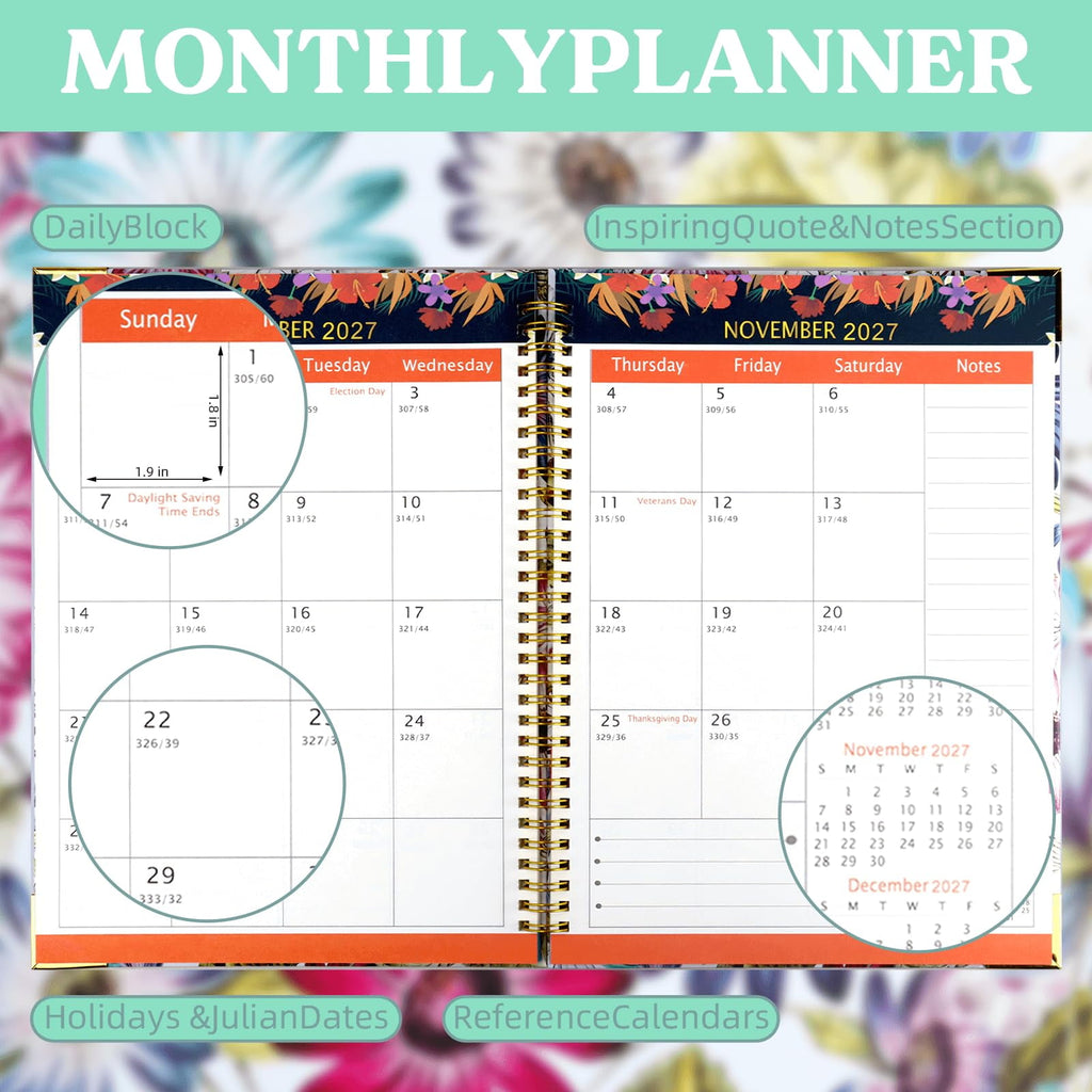 2026-2028 Monthly Planner, Large 3 YearCalendar for 2026,2027,2028 with MonthlyViews, Colorful Tabs, Notes Pages & In... - Image 6
