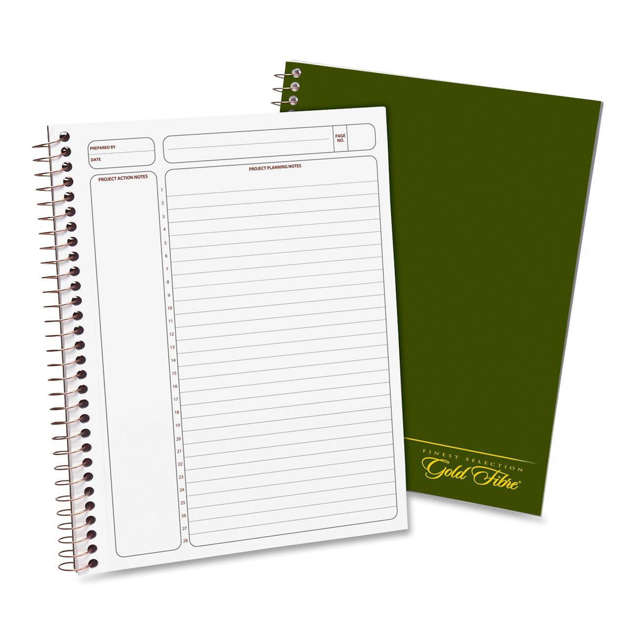 Fibre Project Planner Notebook, Spiral Bound, 84 Sheets - Image 2