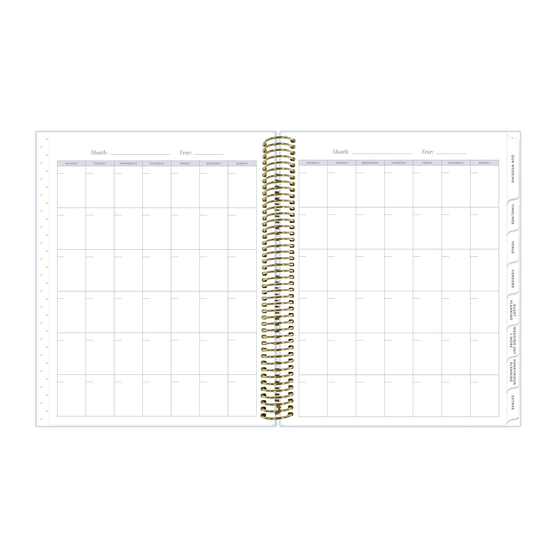 Wedding Non-Dated Planner, 8.5" x 11", Love Air - Image 4