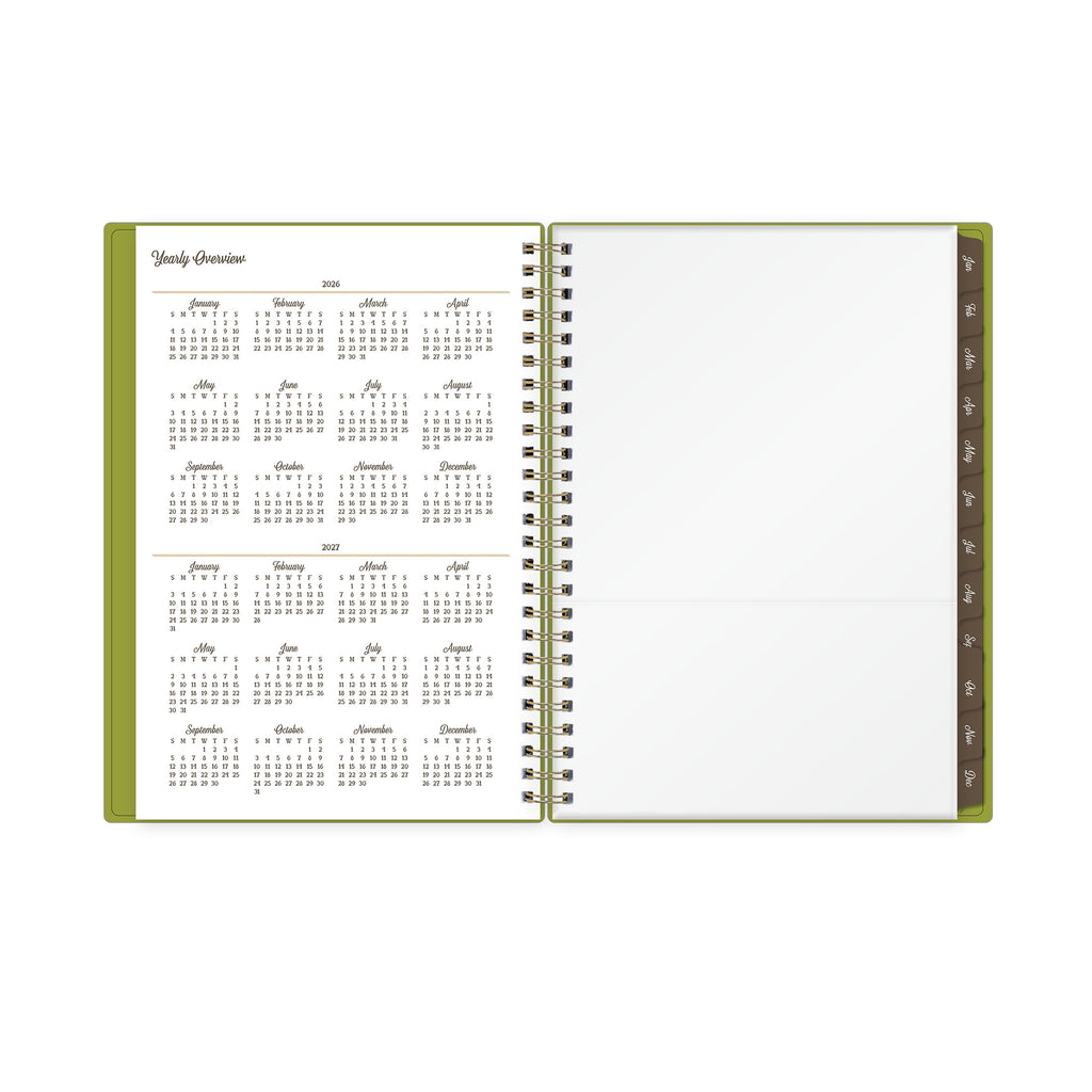 for Monthly Weekly Medium Planner (5.875" x 8.625") Limelight 15-Month October 2025 - December 2026 - Image 6