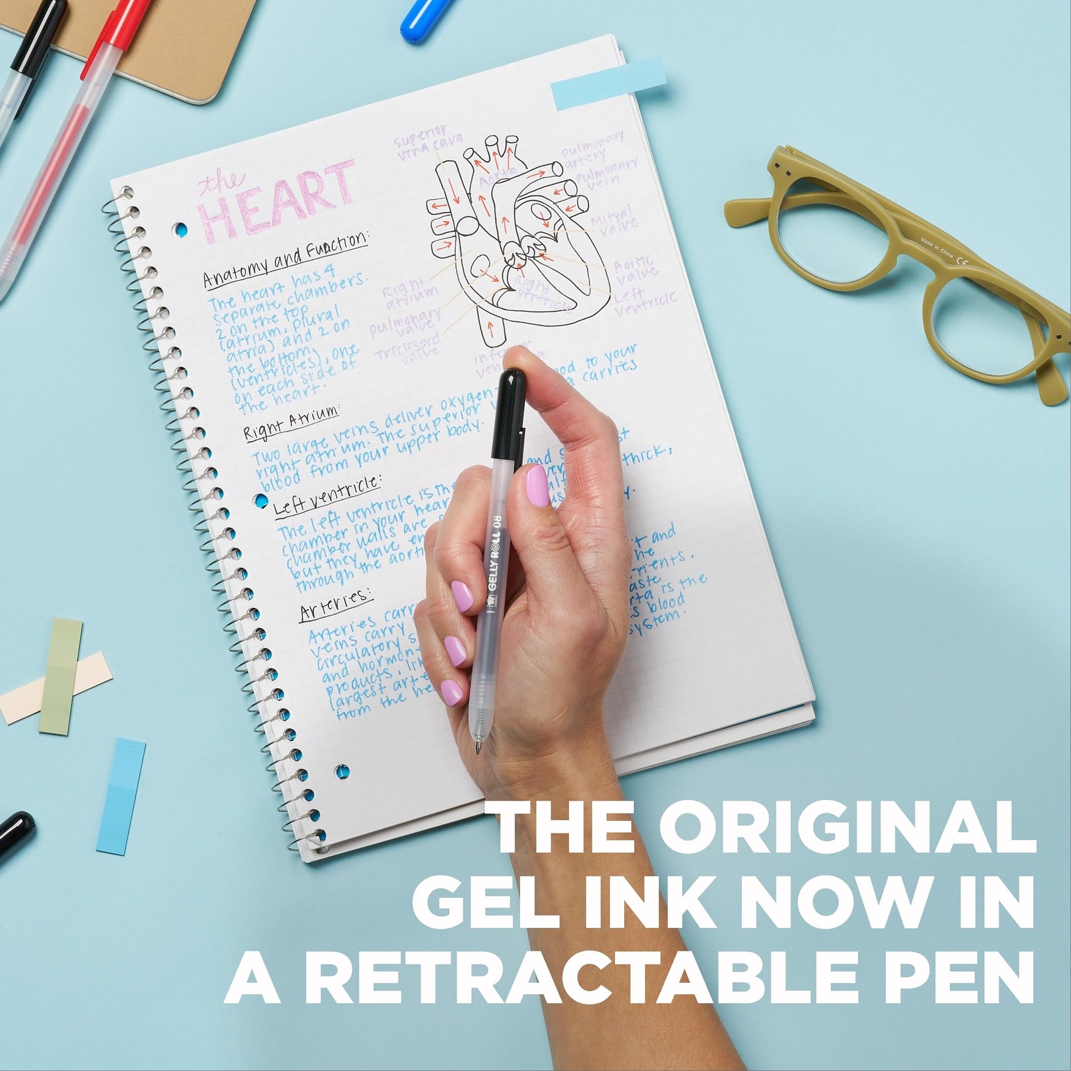 Sakura Gelly Roll Retractable Gel Pens Colored - Sparkle Color Set - Art Gifts, Holiday Gifts & DIY Projects - Medium Point - With Glitter, - Image 3