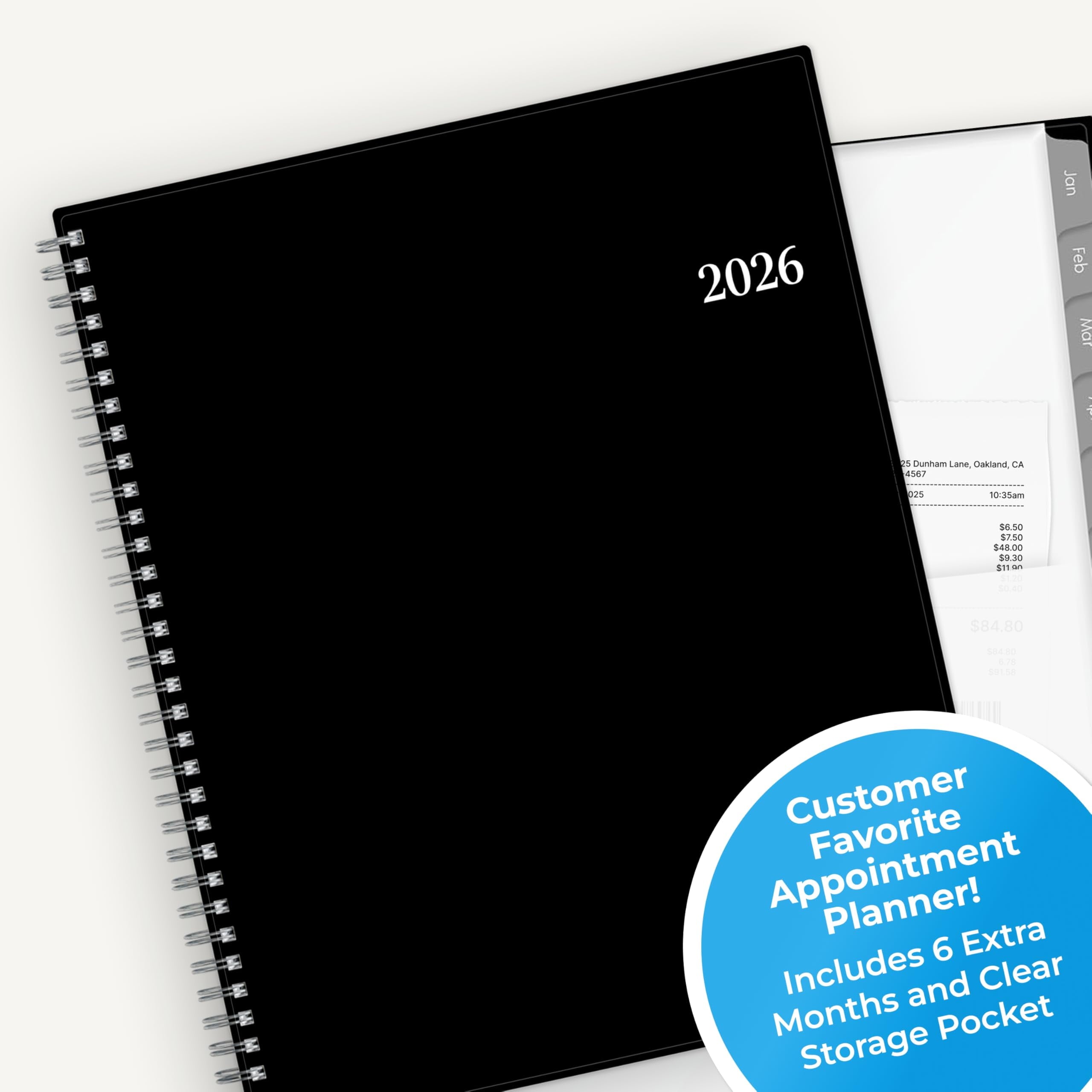 Blue Sky 2026 Weekly and Monthly Appointment Planner Calendar, January 2026 - December 2026, 8.5" x 11", With 15-Minute Blocks, Flexible Cov - Image 5