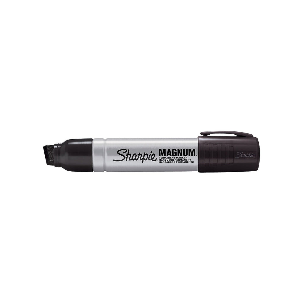 Magnum Black Permenant Markers, 12 / Box - Image 3