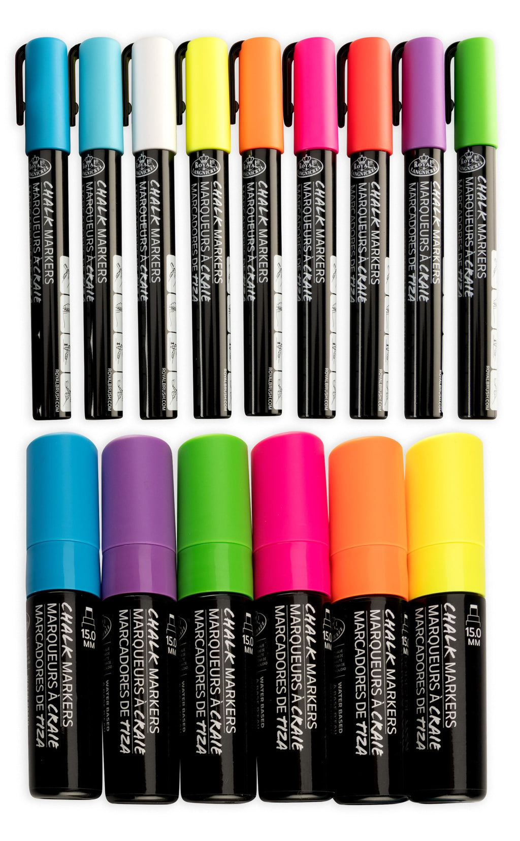 15pc Neon Chalk Marker Variety Set, and - Image 6