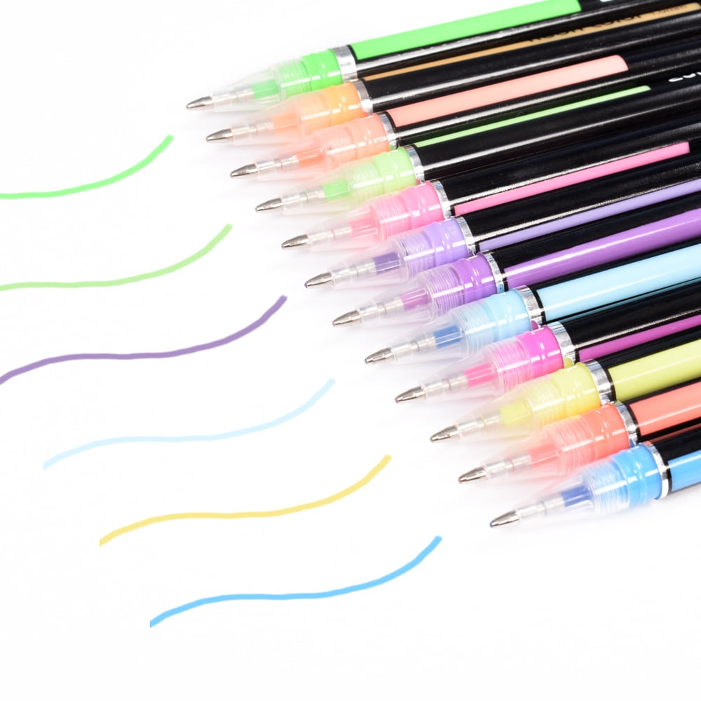 48 Colors 1.0 mm Fine Tip Set Colored Marker for Coloring Book Drawing Art Supplies Scrapbook Journaling Sparkle Gifts - Image 3