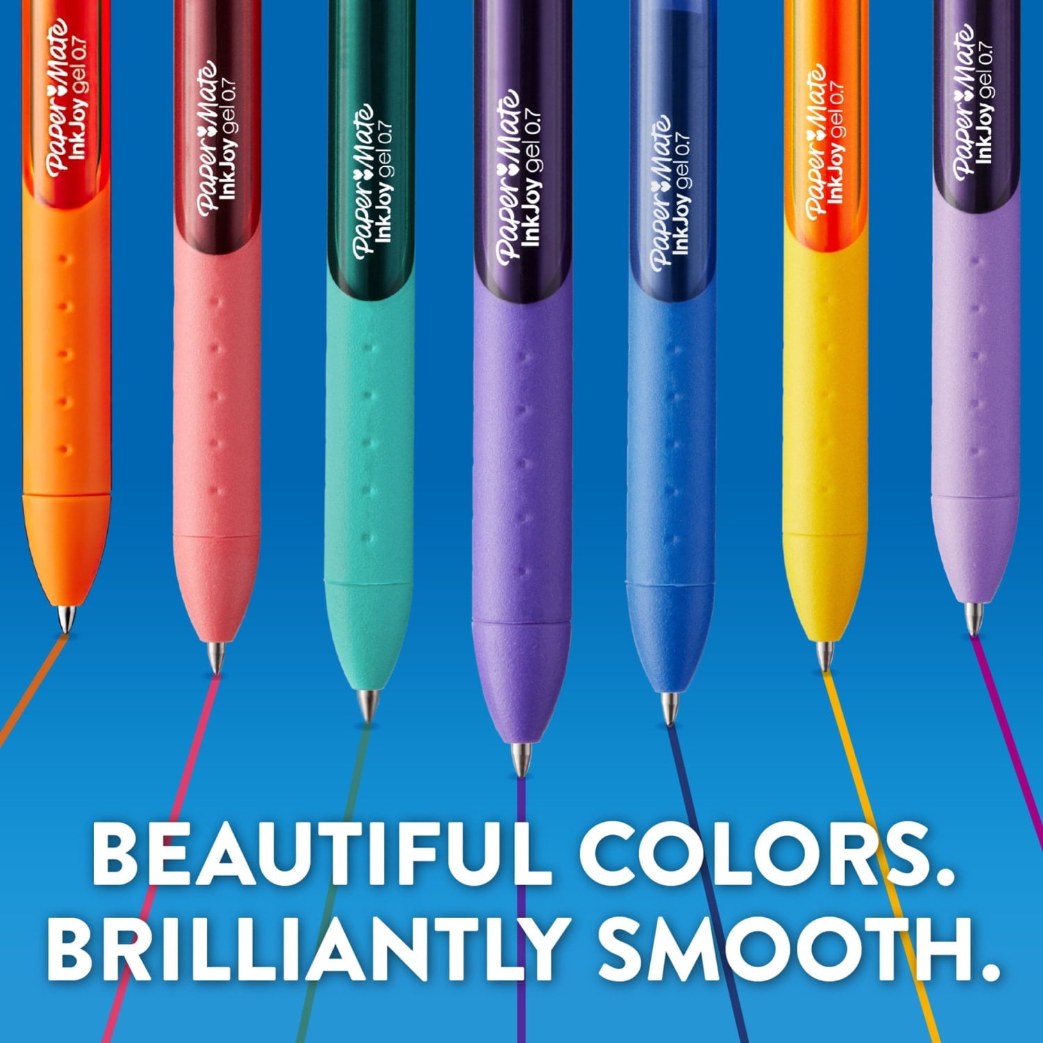 InkJoy Gel Pens, Assorted Retro Accent Colors, Medium (0.7mm), 4 Count - Image 3