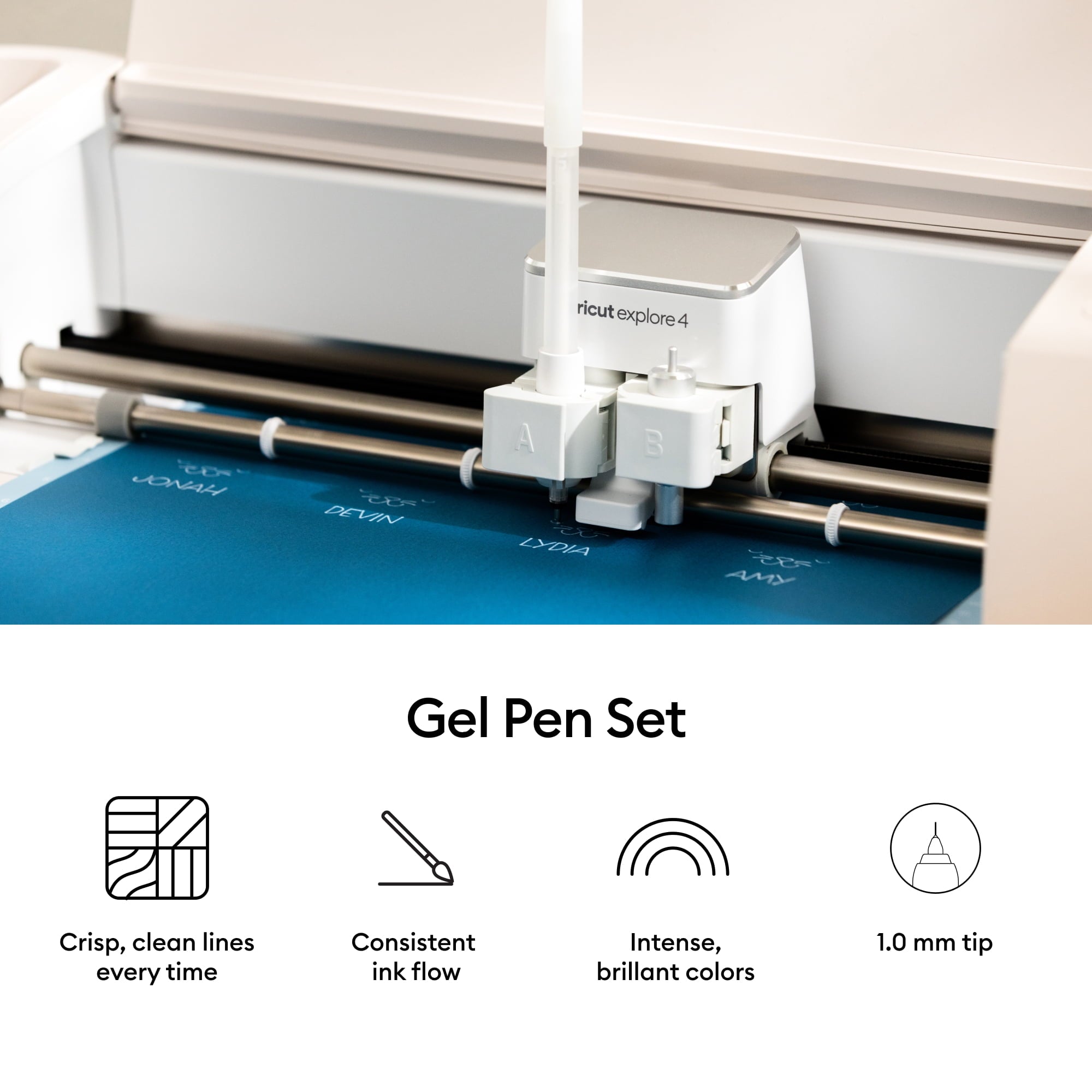 Gel Pen Set, 1.0 mm (6 ct) - Image 2
