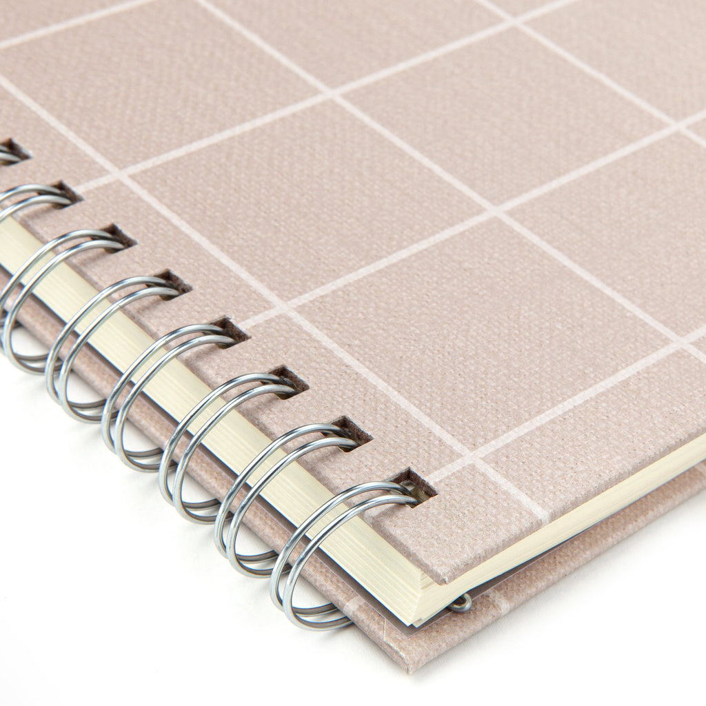 Notepad, 7.4" x 9.75", Checked Tan, 105 Sheets - Image 6