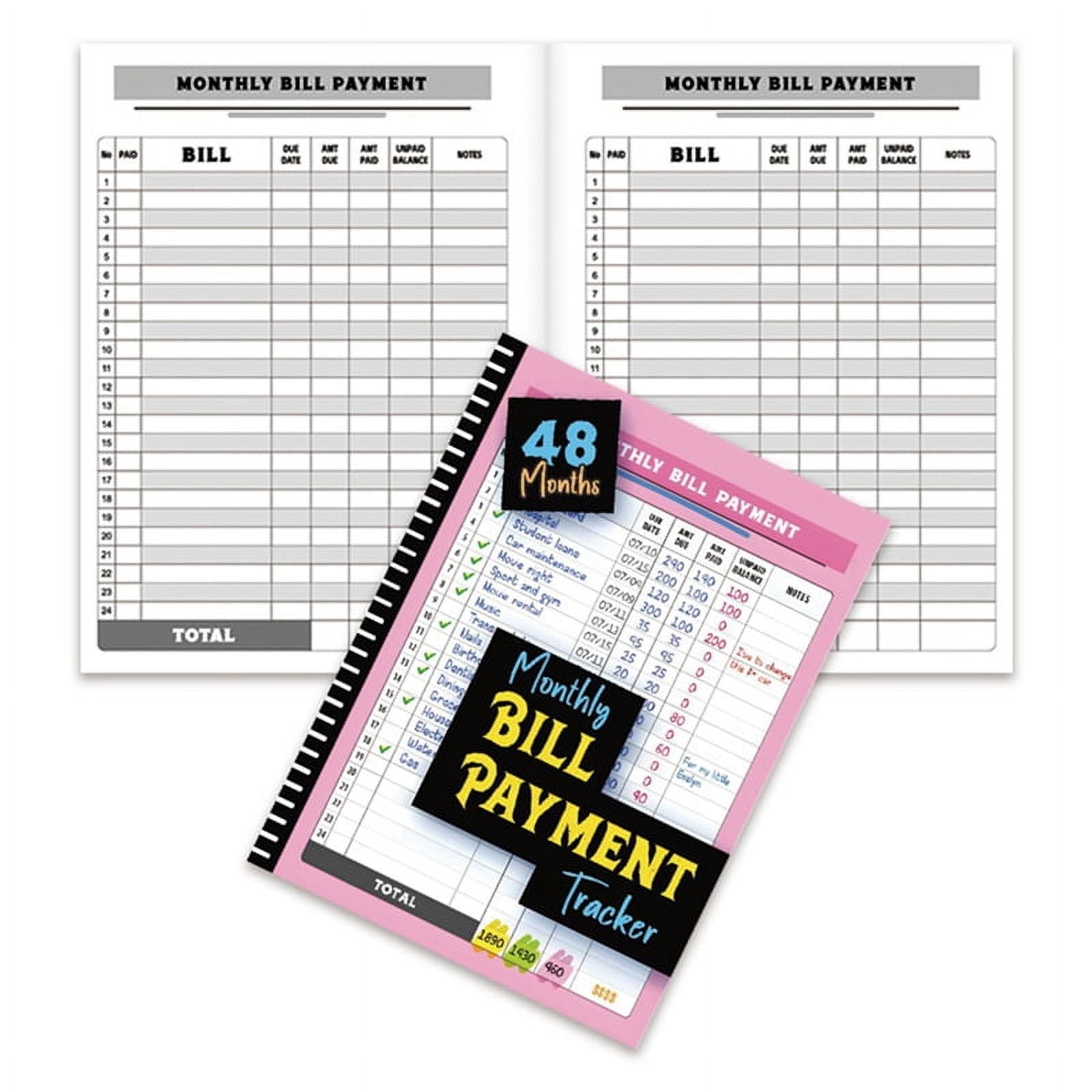 Tracker 48 Months Expense and Tracker with Calendar & Debt Payoff Planner - Image 5