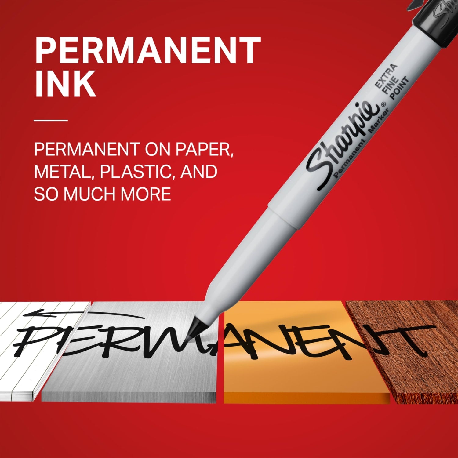 Permanent Markers, Water- and Fade-Resistant, Extra Fine Point (0.4mm), Black, 2 Count - Image 4