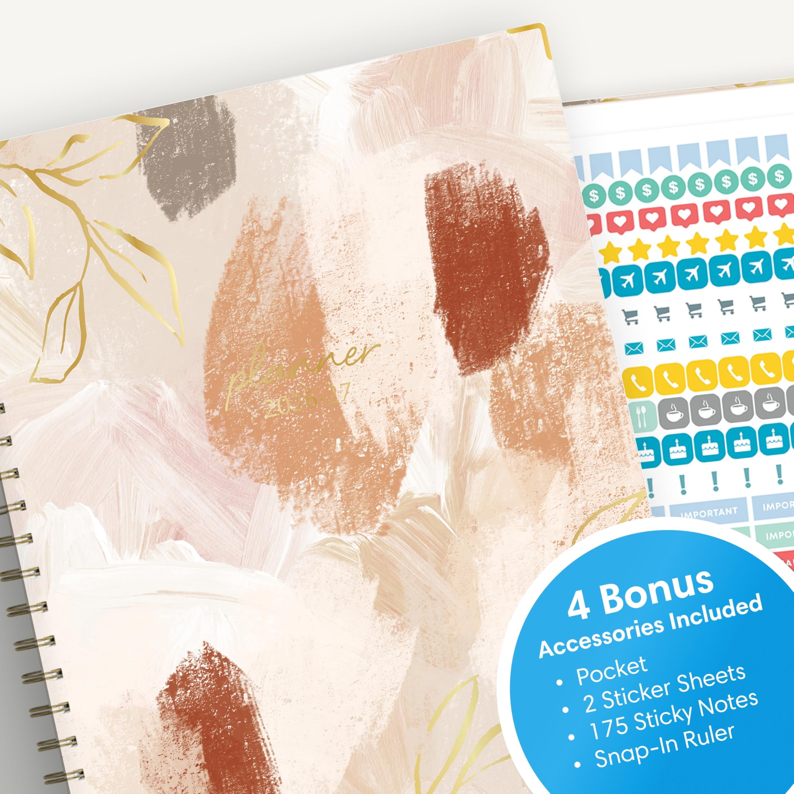 15 Month 2026-2027 Weekly and Monthly Academic Year Planner Calendar, April 2026 - June 2027, 8.5" x 11", Hard Cover,... - Image 6