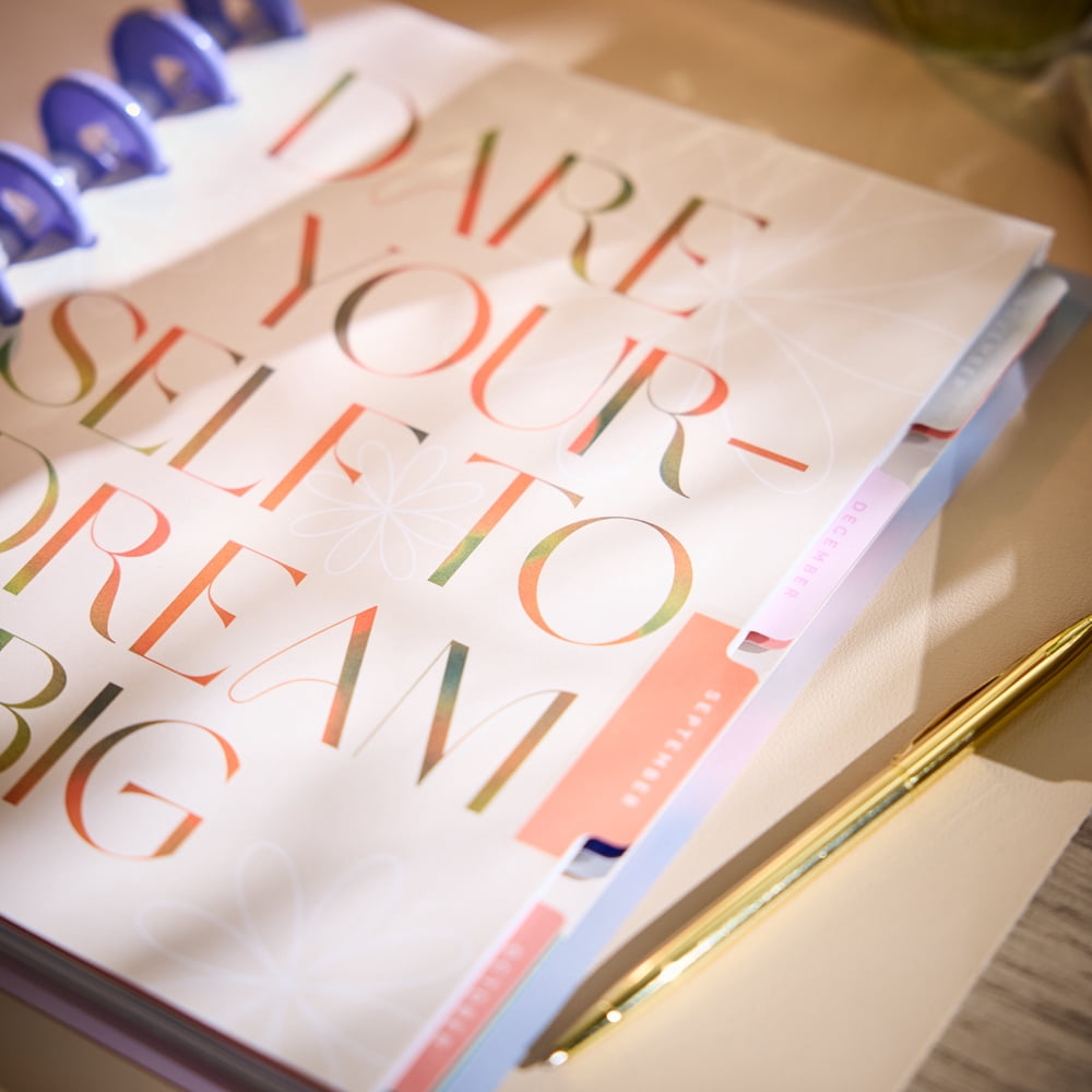 Happy Planner Blurred Fleurs Dated 12-Month Planner, July 2026  June 2027, Classic Size, Dashboard Layout, Disc-Bound, 3 Bonus Months, 2 Sti - Image 6