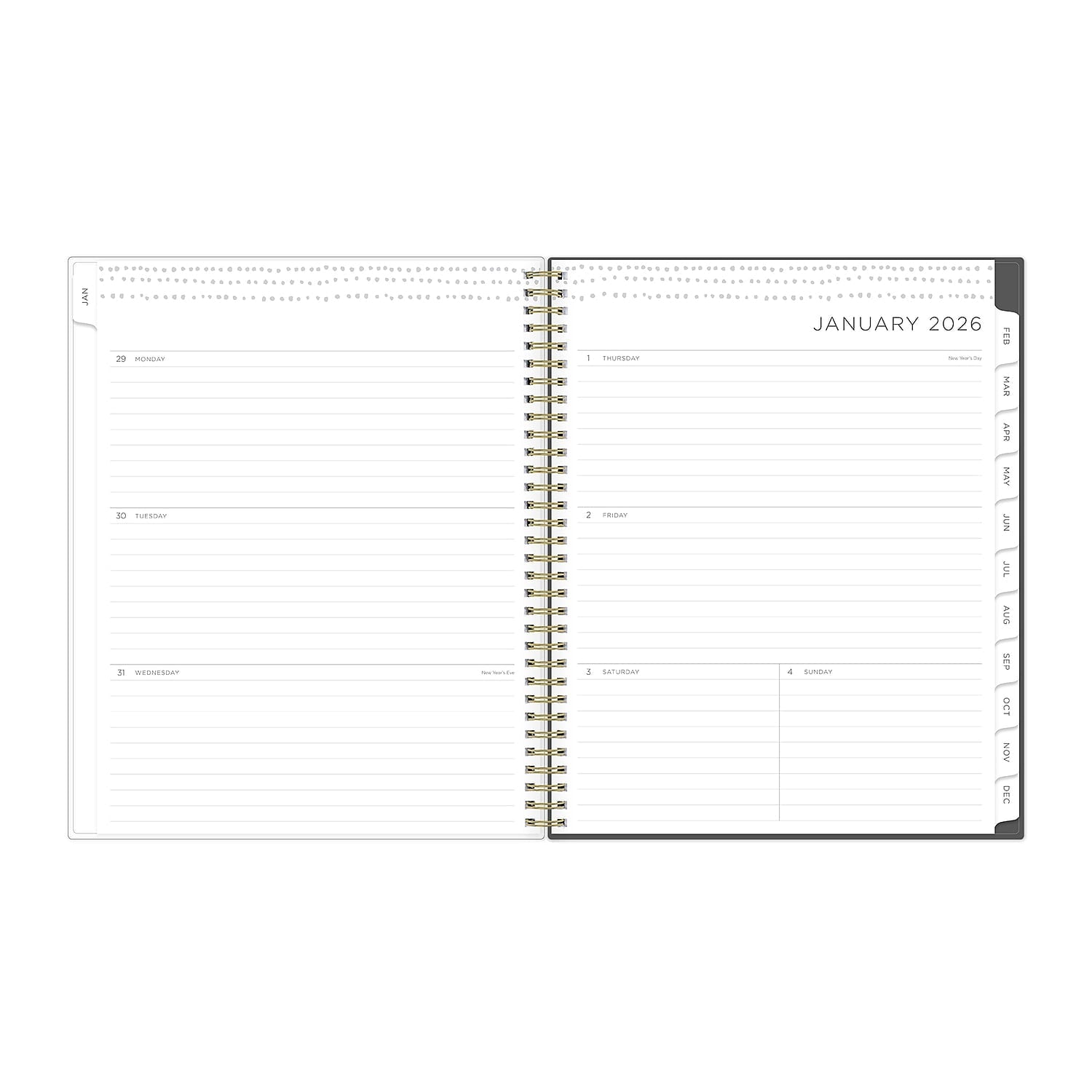Blue Sky Kelly Ventura 2026 Weekly and Monthly Planner Calendar, January 2026 - December 2026, 8.5" x 11", Flexible Cover, Laminated Tabs, D - Image 3