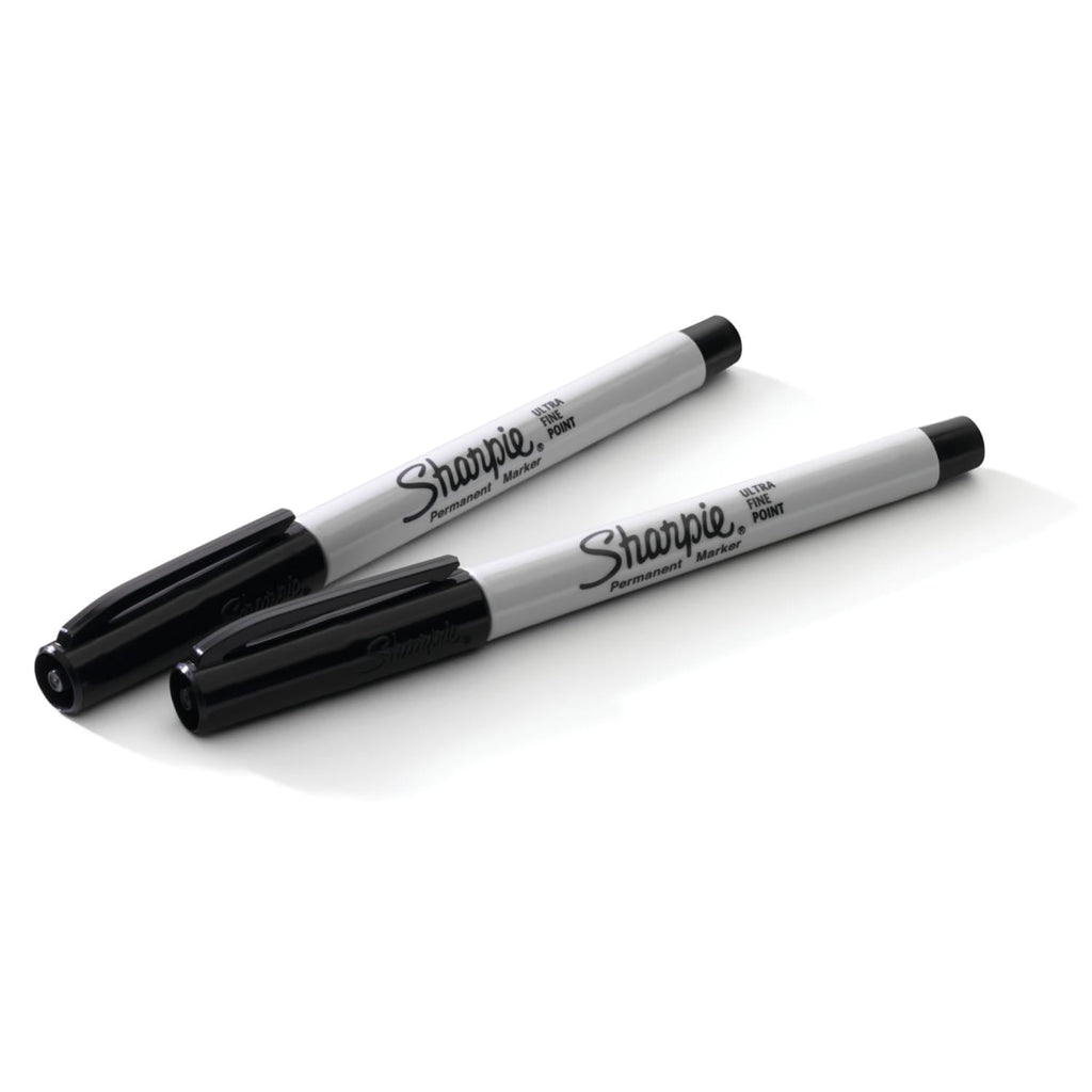 Permanent Markers, Ultra Fine Point, Black, 5 Count - Image 4