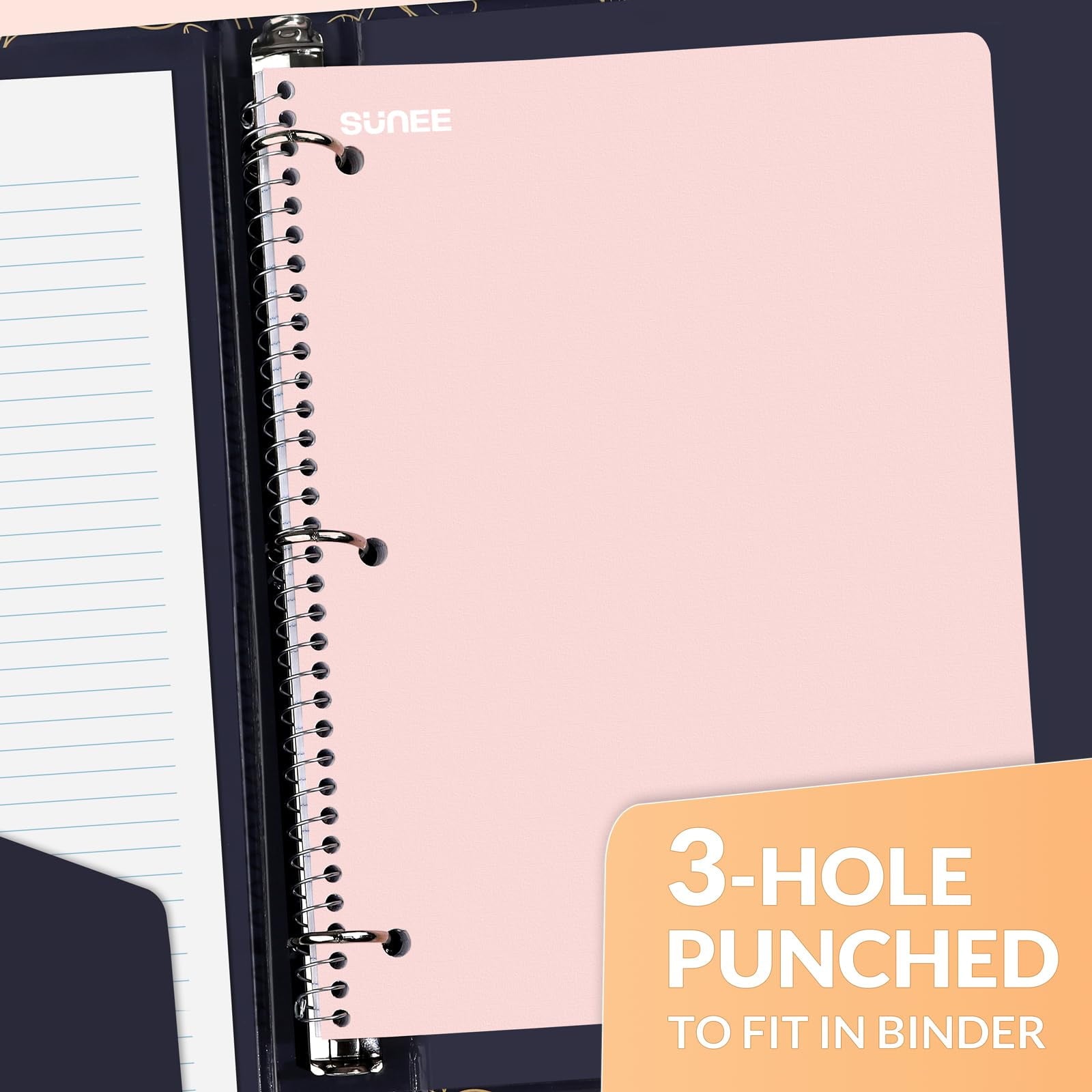Spiral Notebooks, 8 x 10.5 Inches, 140 Pages, 20 Count, 20 Pack - Image 2