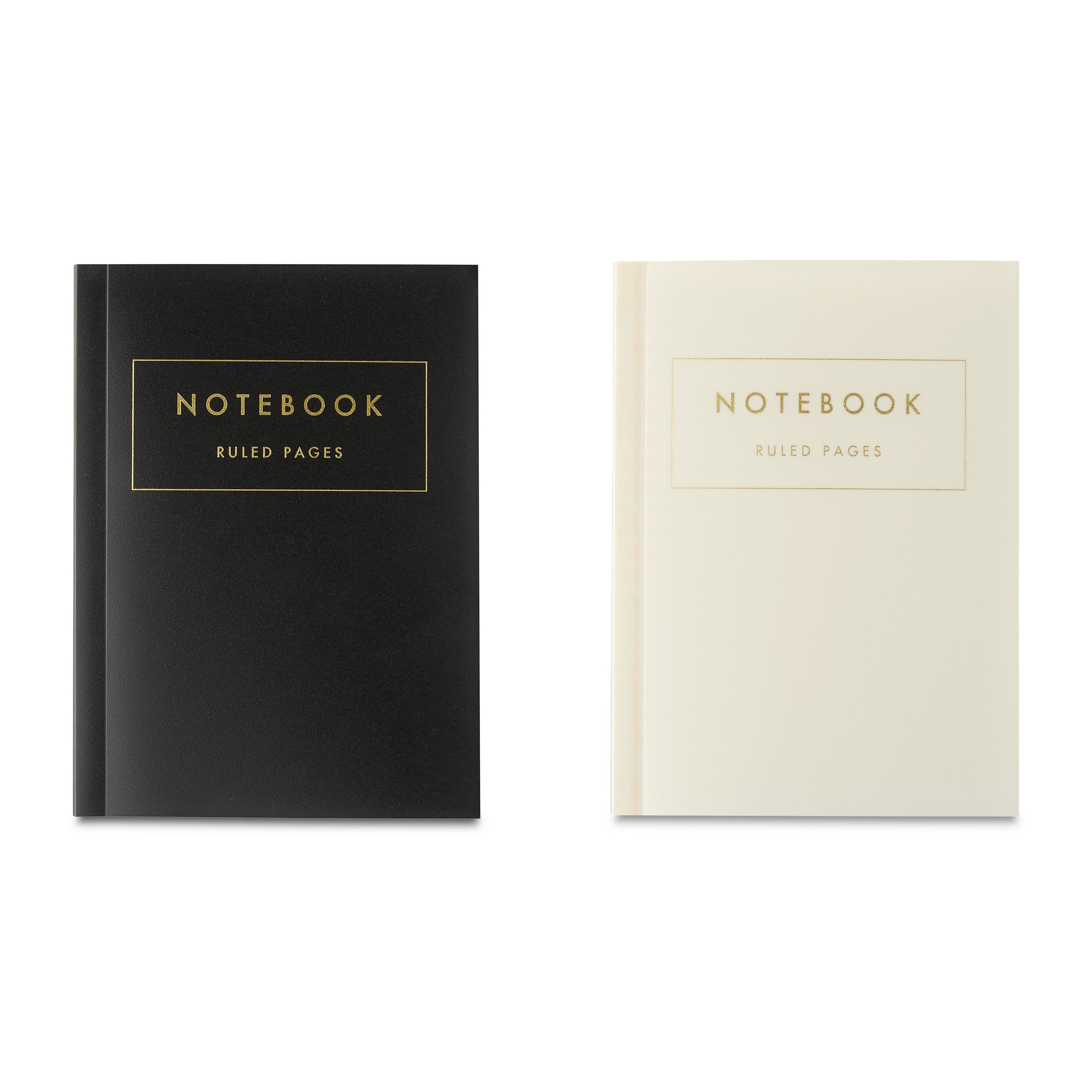(2 pack) Poly Notebooks, Black & White, 5.75" x 4.2", 80 Ruled Pages, 2 Count - Image 2
