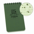 Wearproof Notebook 3x5, 50 pages, Green