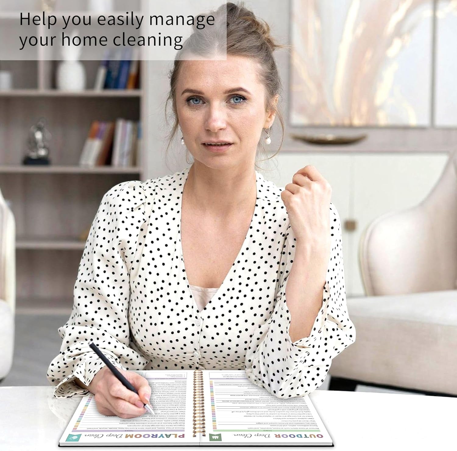 for Adults Women, Schedule and Checklist Notebook, and Organizing , Daily Weekly Monthly Schedule Household Checklist - Image 6