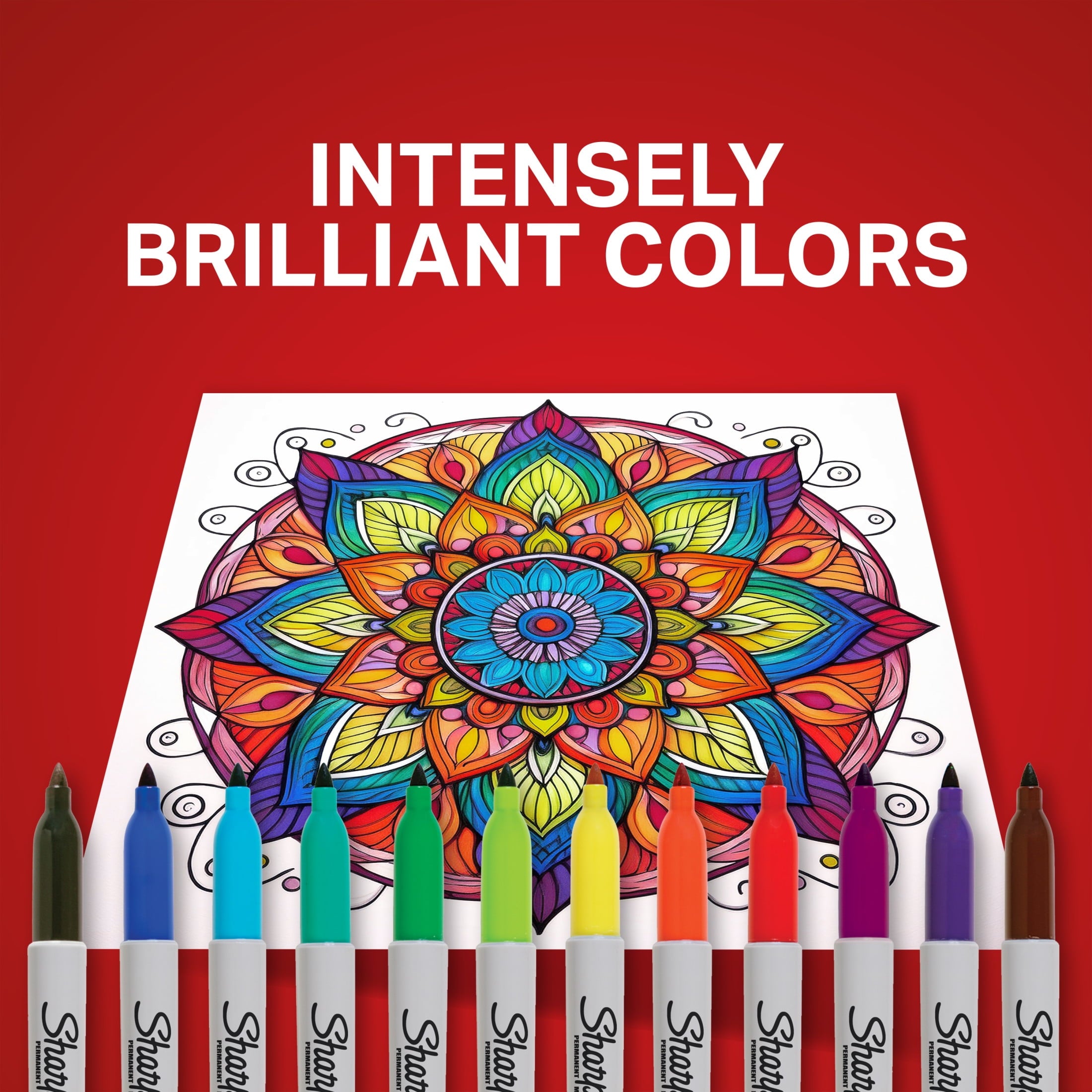 Permanent Markers, Fine Point, 80s Glam Colors, 24 Pack - Image 4