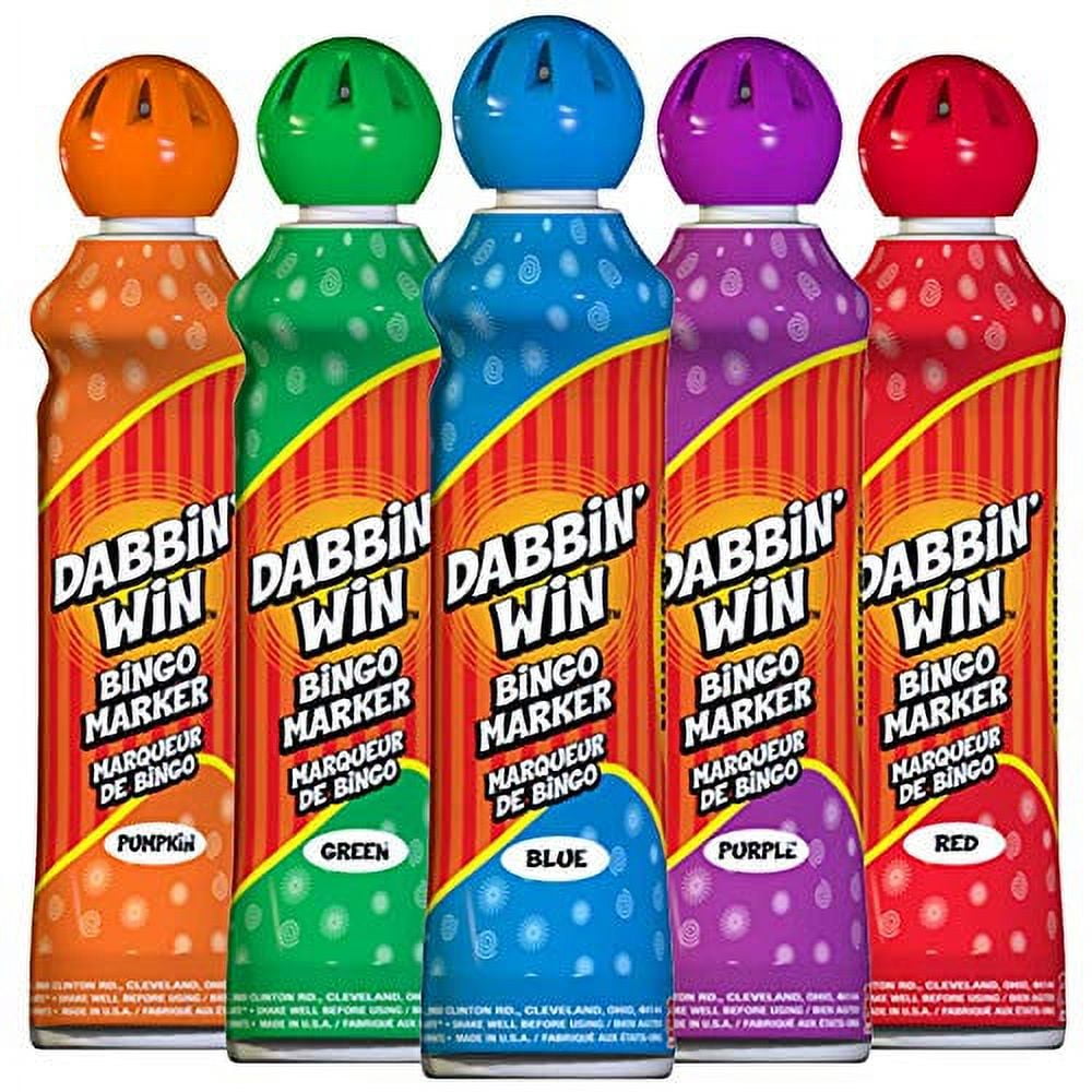 Dabbin' Win Mini Bingo Ink Markers 5 Dauber Pack - Image 2