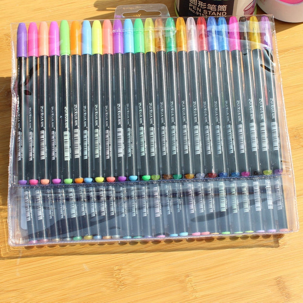 48 Glitter Gel Pens, Colored Pens for Adult Coloring, Pens for Women, Cute Pens Set, Art Gel Pens Office Supplies - Image 4