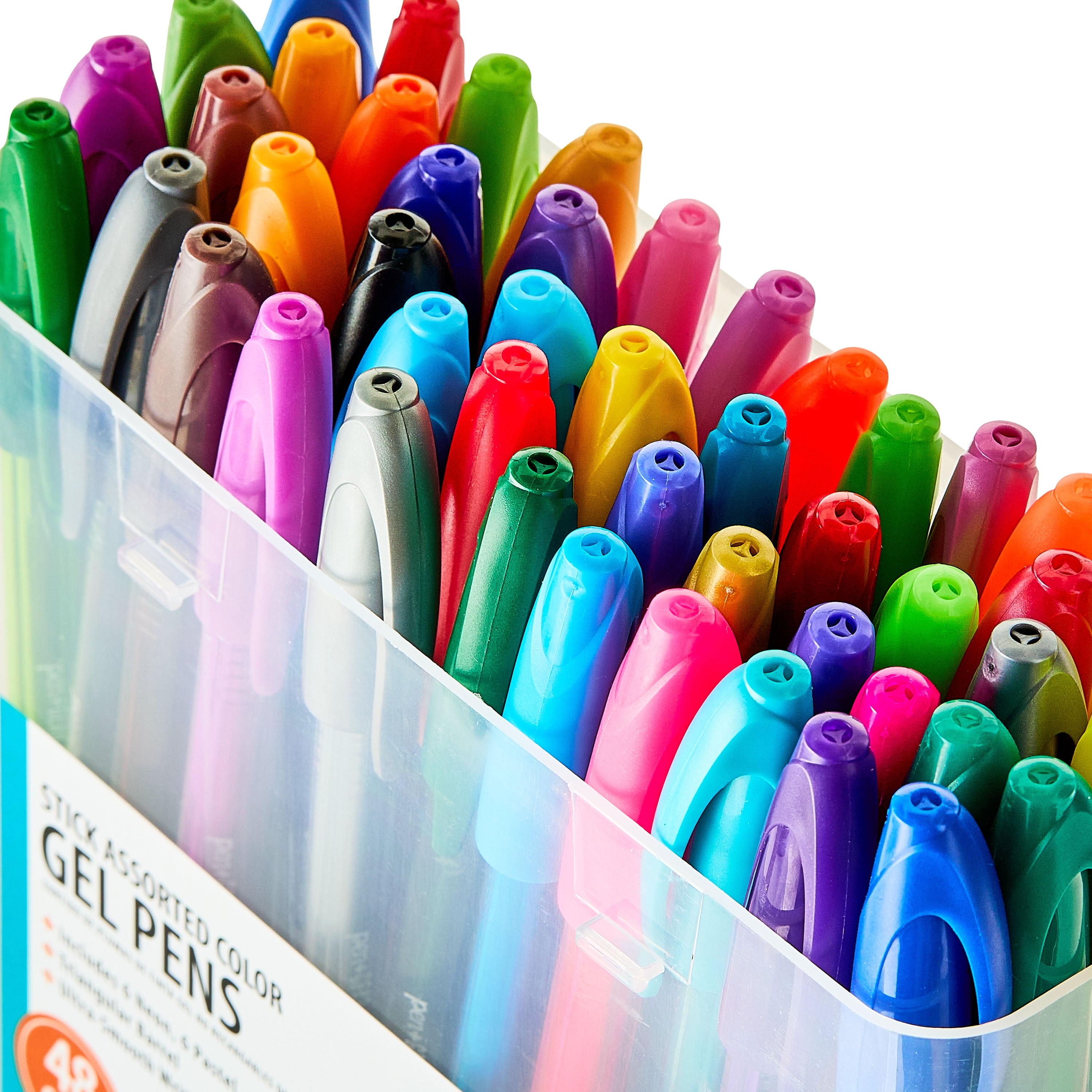 Pen+Gear Gel Stick Pens, Medium Point, 0.7 mm, Assorted Colors, 48-count, 192511 - Image 4