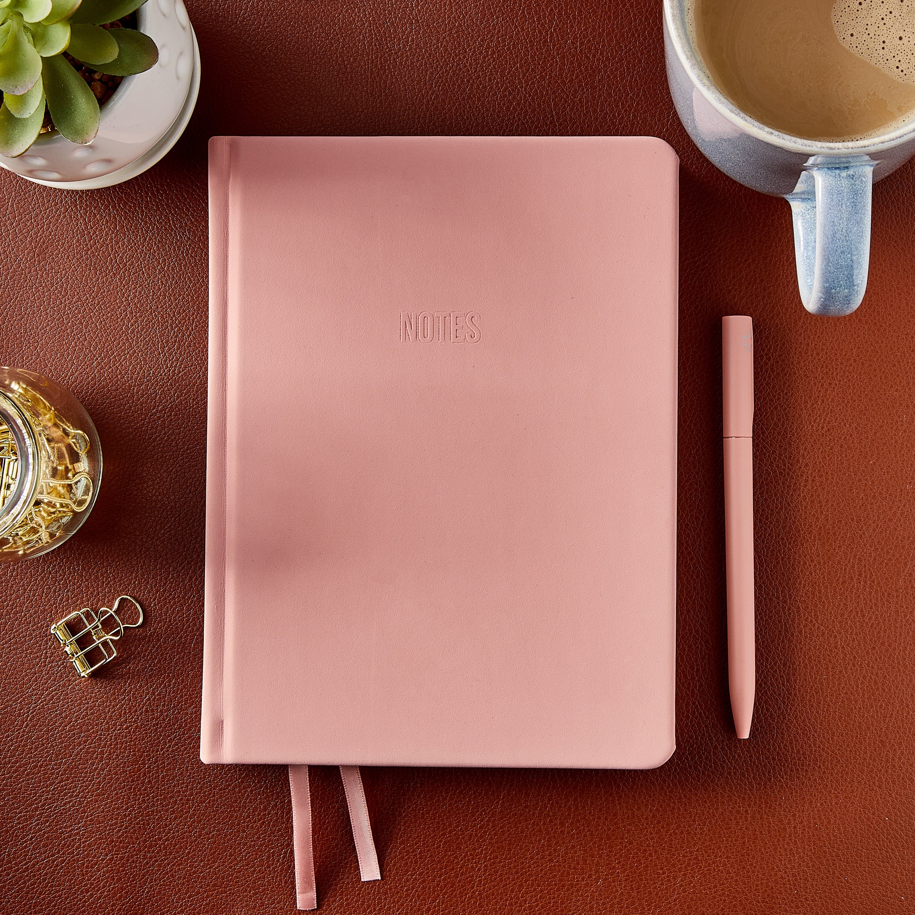 Simulated Suede Journal, Peach Glaze, 6" x 8", 160 Ruled Pages - Image 3