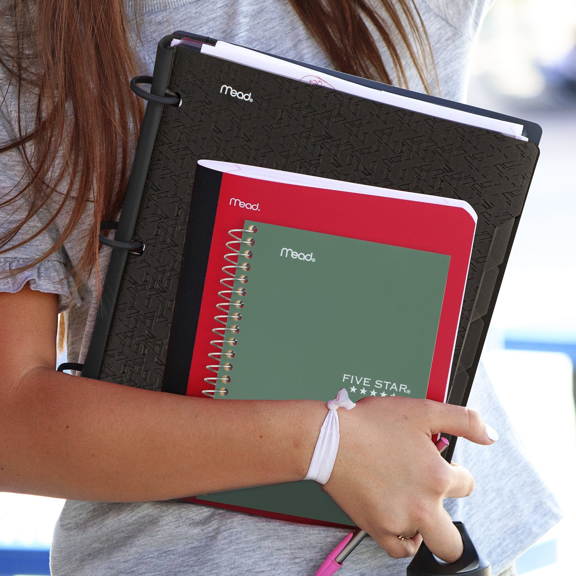 Five Star Personal Spiral Notebook, College Ruled, 4.375" x 7", Seaglass Green - Image 4