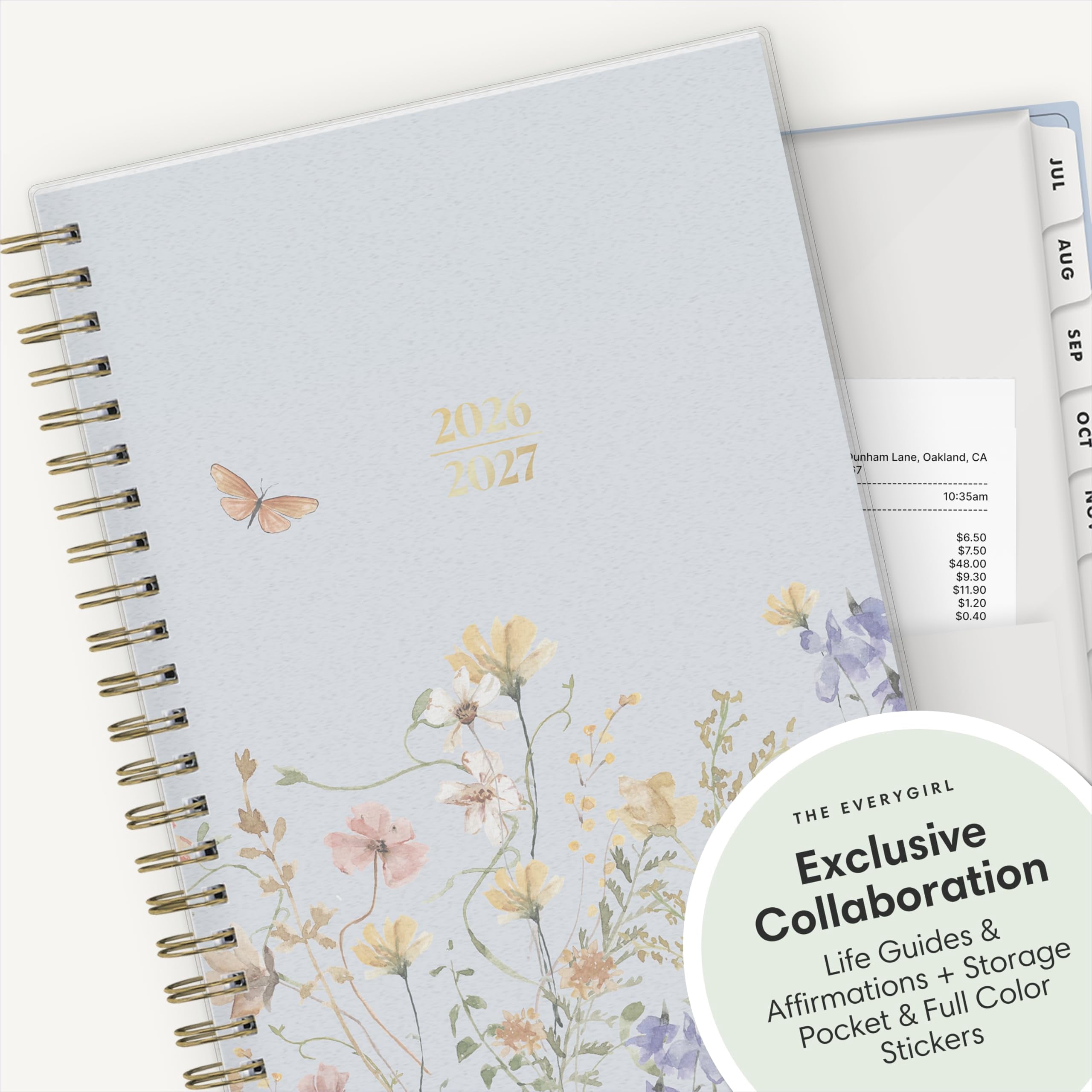 Blue Sky The Everygirl 2026-2027 Weekly and Monthly Academic Year Planner Calendar, July 2026 - June 2027, 5" x 8", Flexible Cover, Wireboun - Image 6
