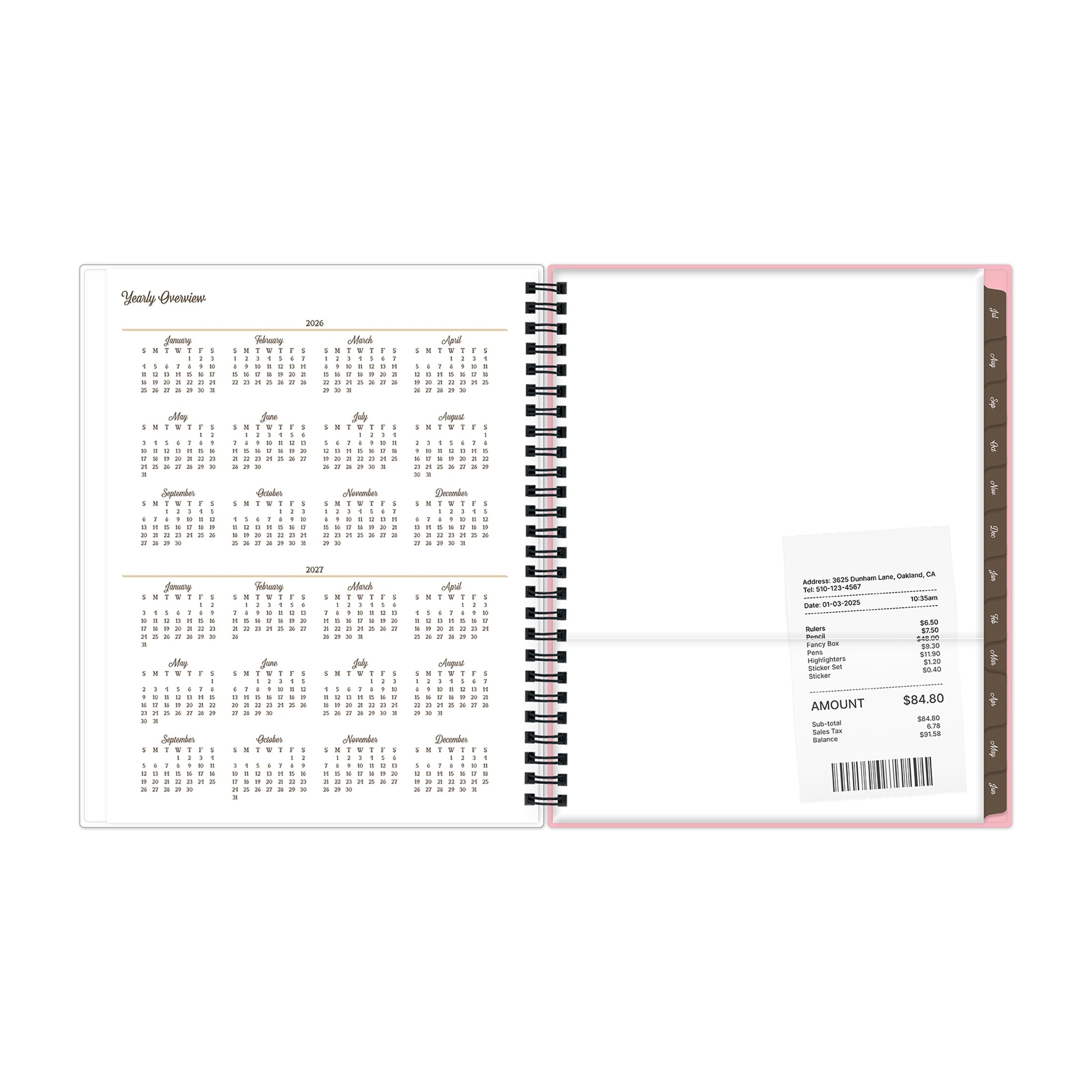 for Monthly Weekly Planner, 7" x 9", Lips Service 15-Month (April 2026 - June 2027) - Image 6