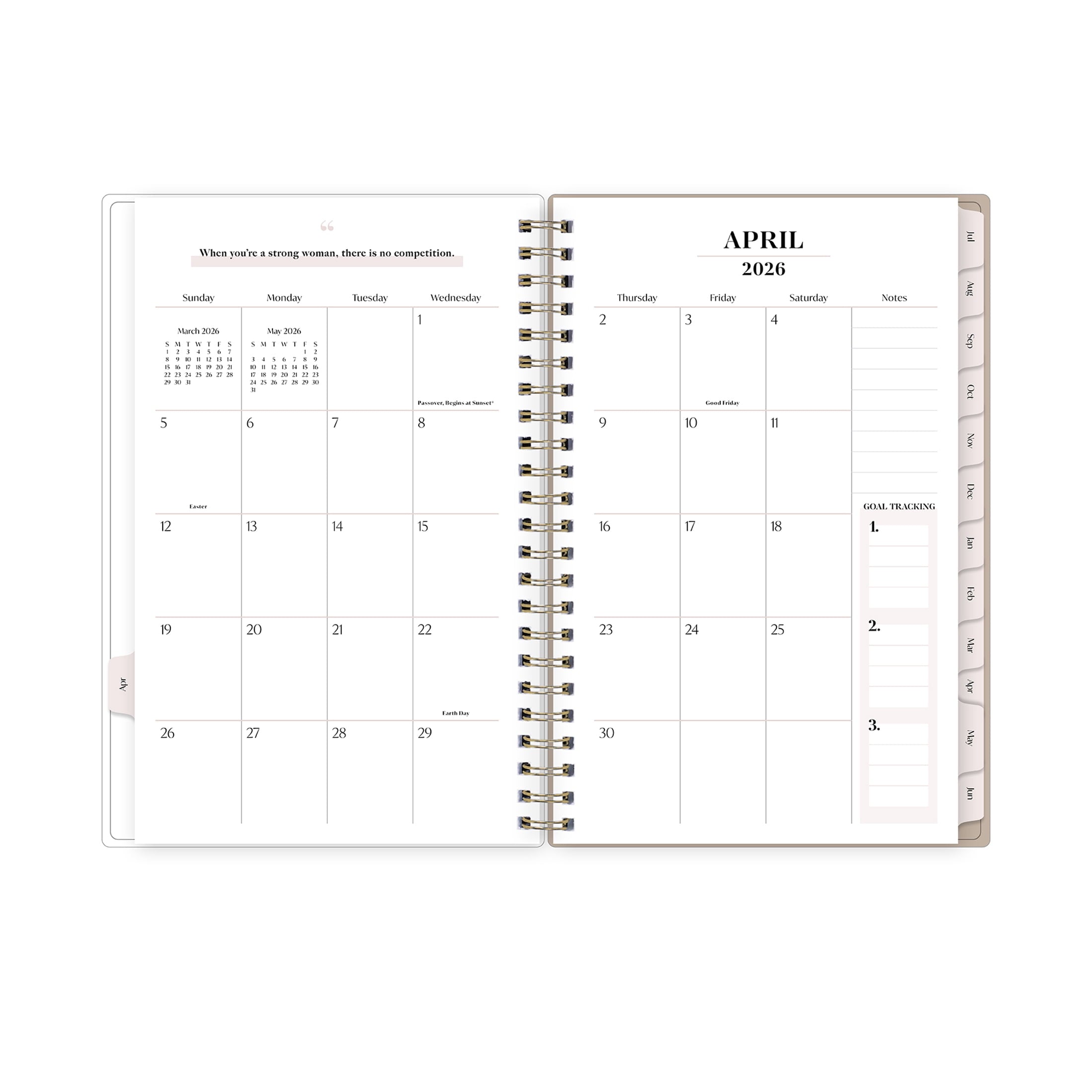 for Monthly Weekly Planner, 5" x 8", Wanisa 15-Month (April 2026 - June 2027) - Image 5