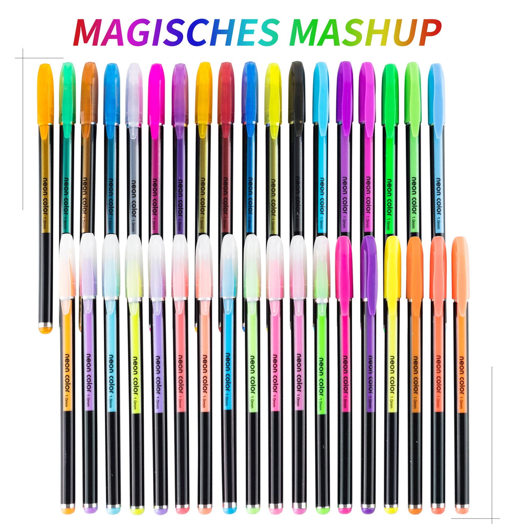 Glitter Gel Pen Set, Fine Point, 1.0 mm, Assorted Ink Colors, 60 Count - Image 5