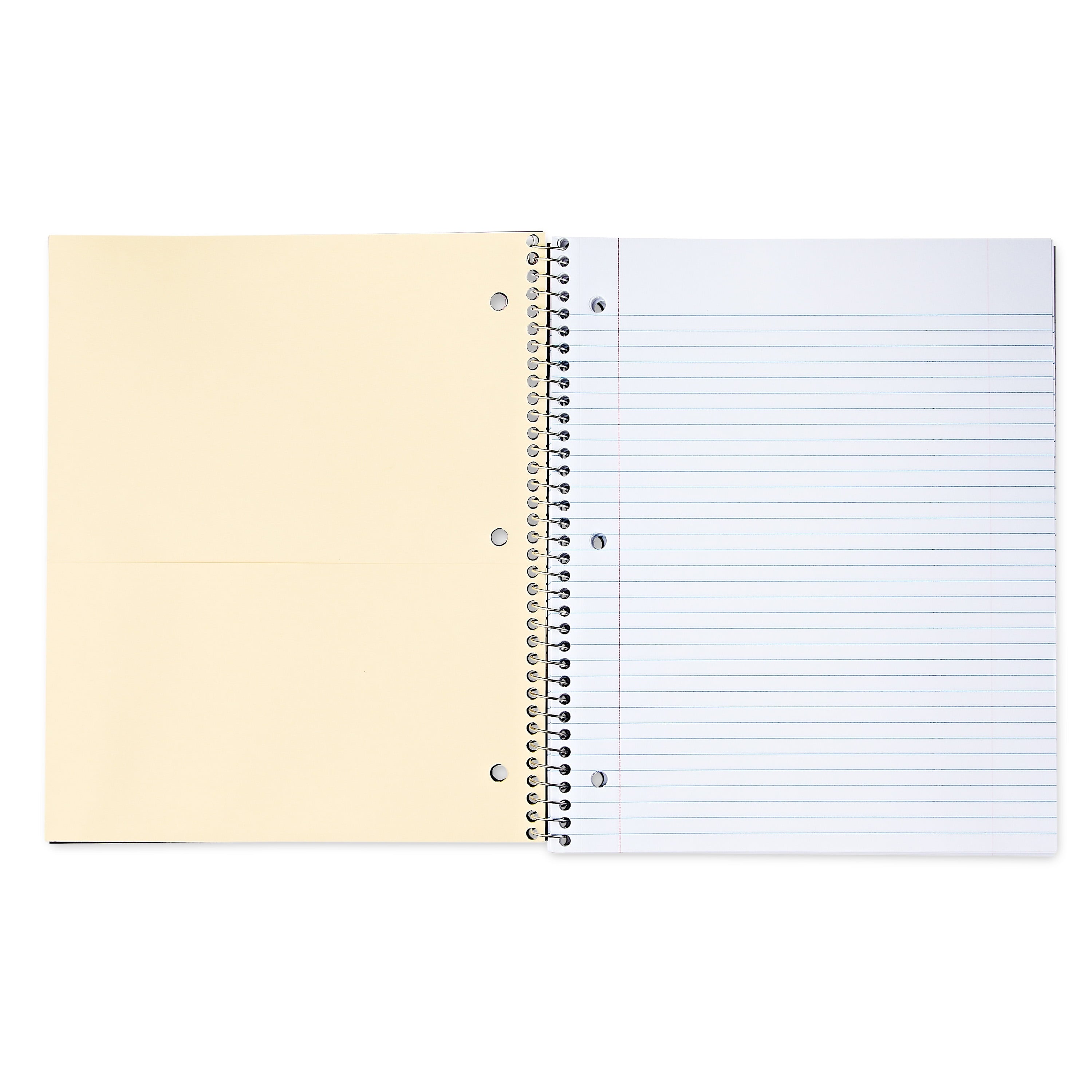 1-Subject Poly Notebook, Black, 9" x 11", 100 Sheets - Image 3