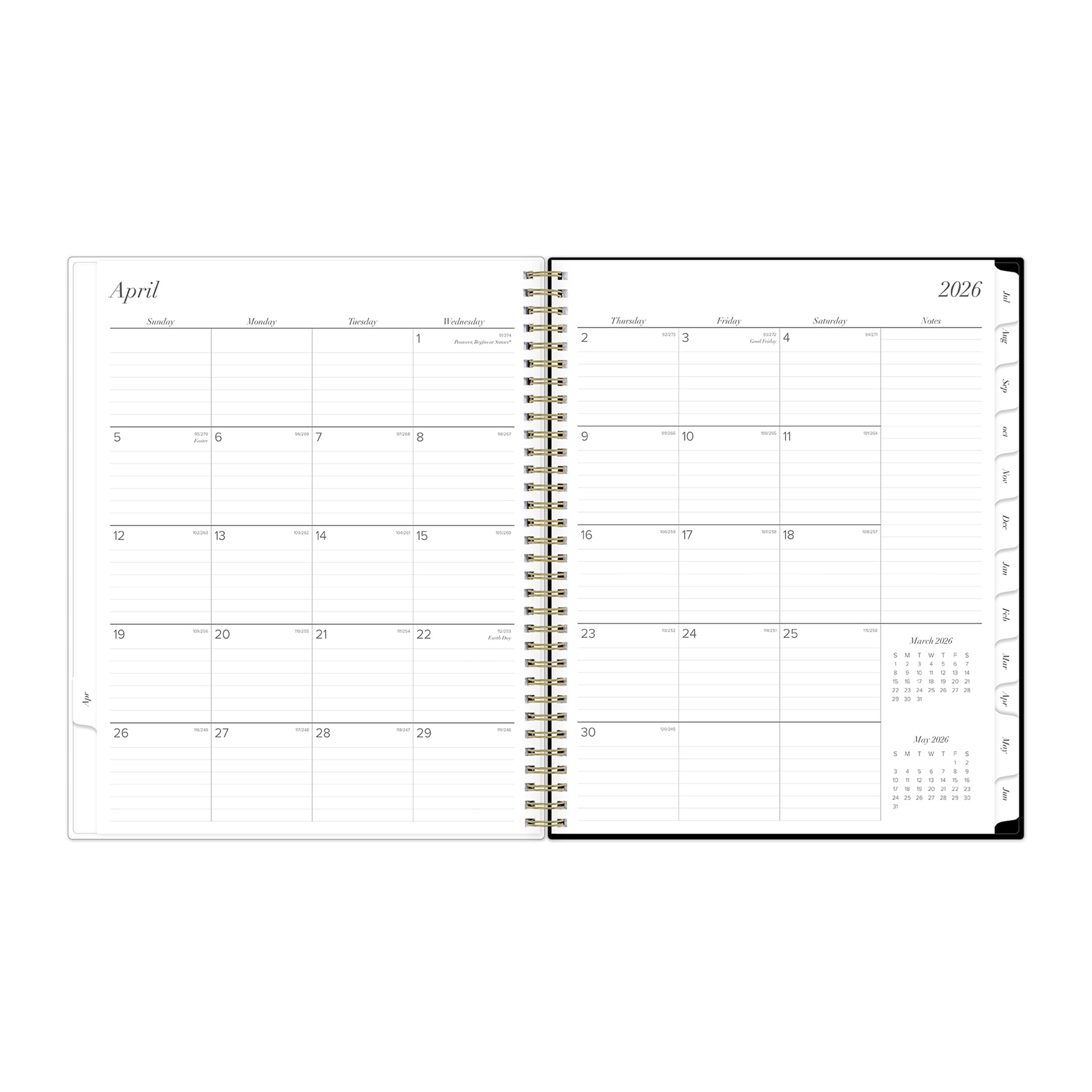 Blue Sky Monthly Weekly Planner, 8.5" x 11", Dot BW 15-Month (April 2026 - June 2027) - Image 6